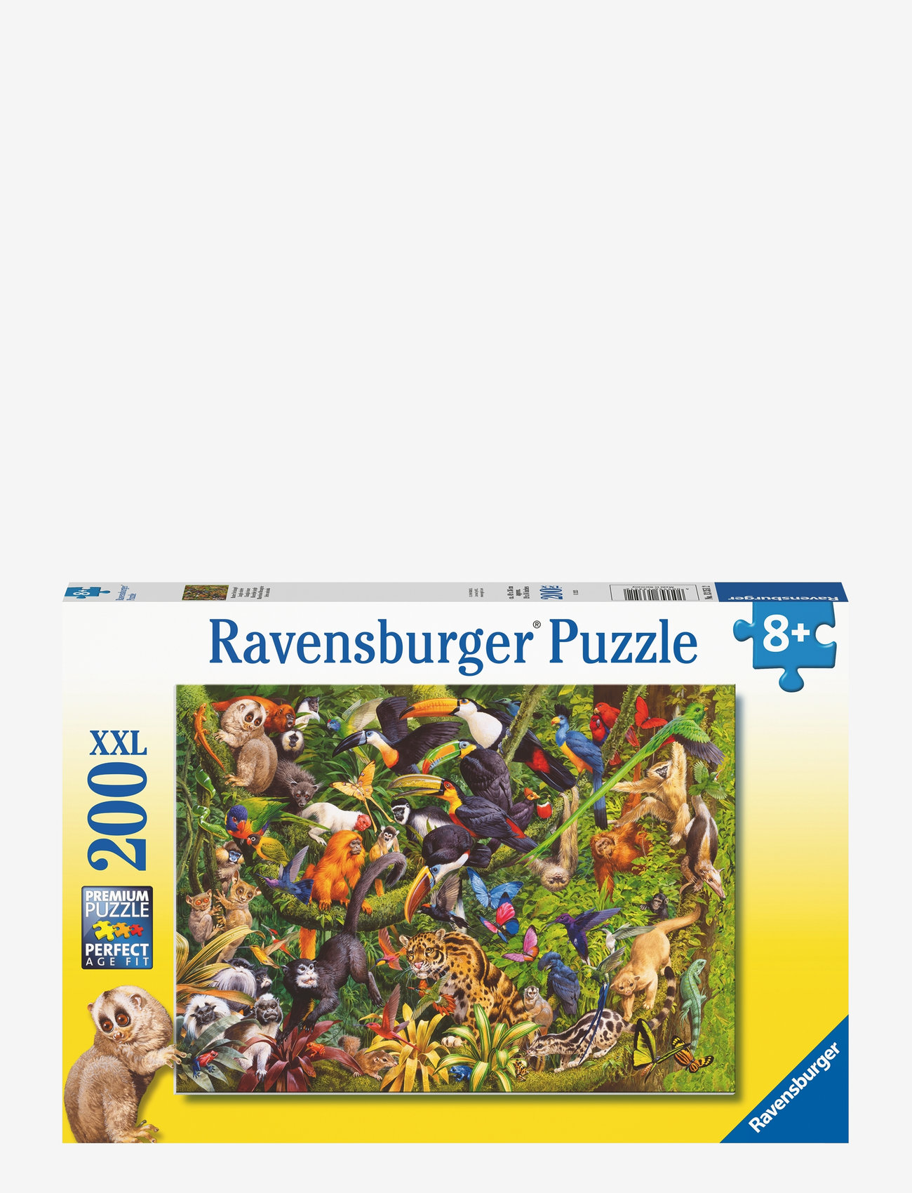 Ravensburger - Tropical Rainforest 200p - klassiske puslespil - multi coloured - 0