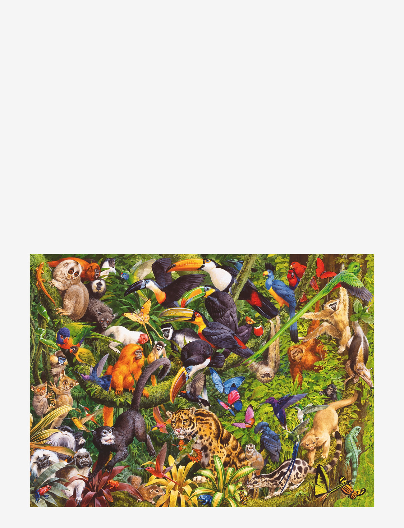 Ravensburger - Tropical Rainforest 200p - klassiske puslespil - multi coloured - 1