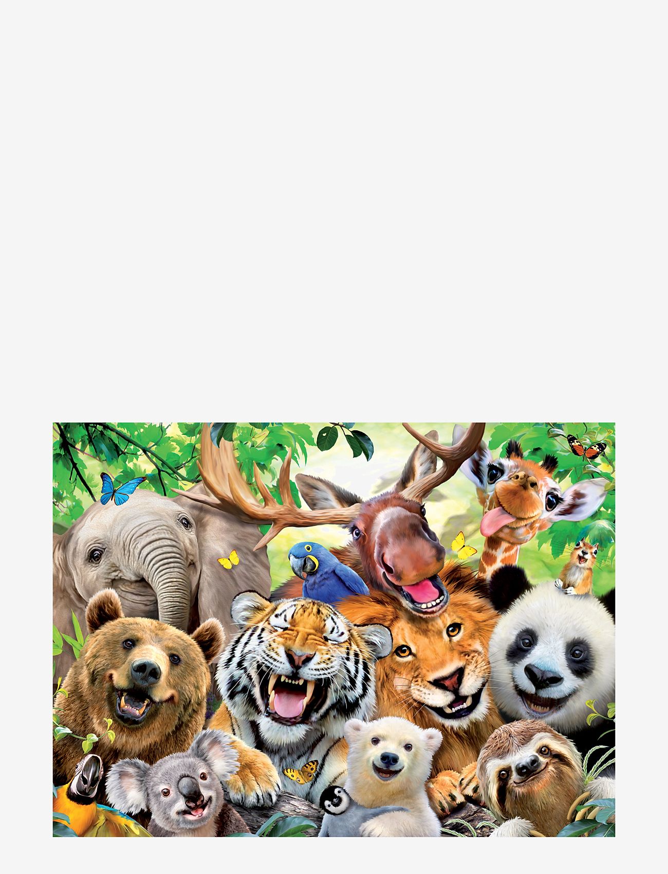 Ravensburger - Exotic Animals Selfie 300p - klassiska pussel - multi coloured - 1