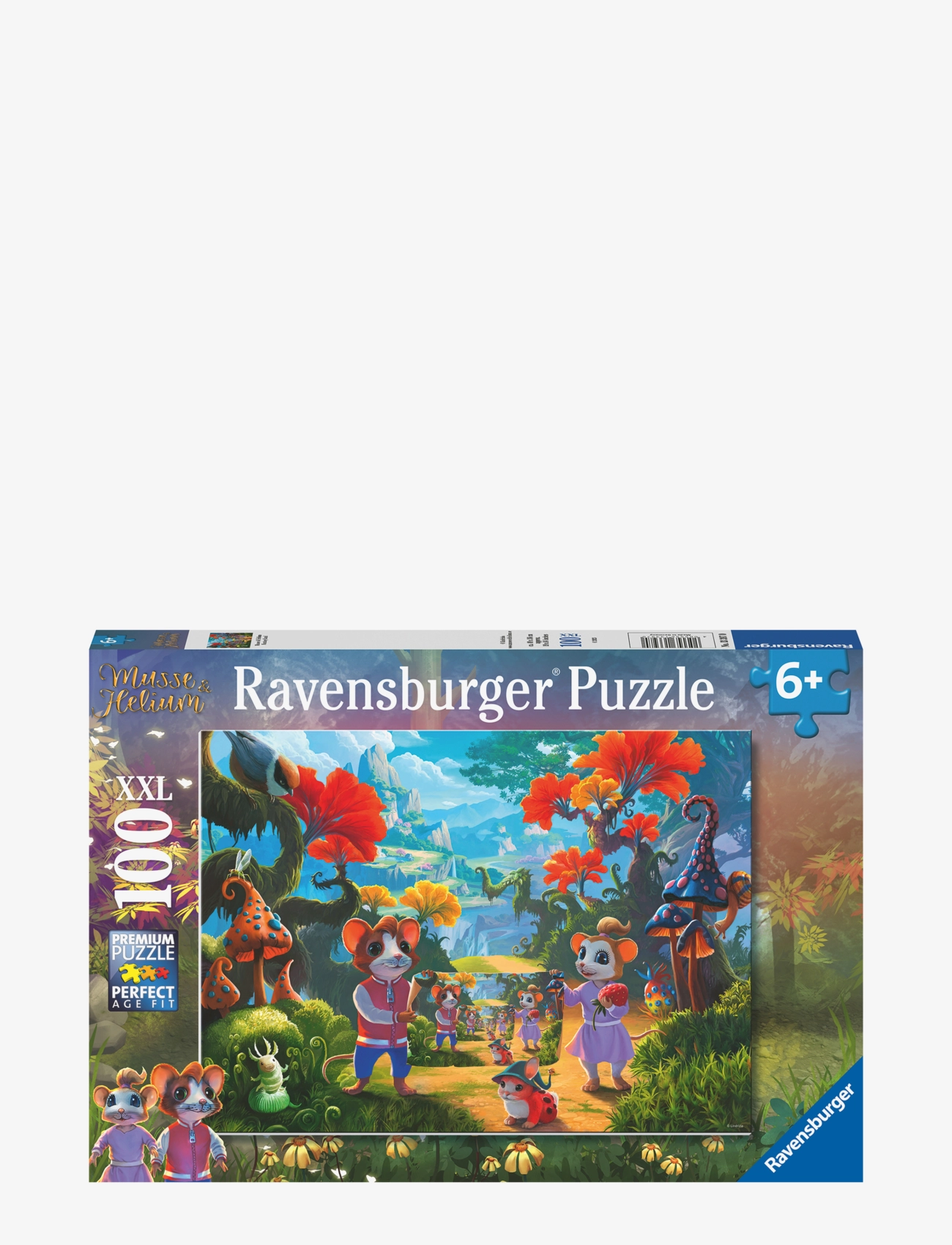 Ravensburger Musse & Helium 100P, One Size, Multi/patterned, Puslespil > Klassiske Puslespil, Børn