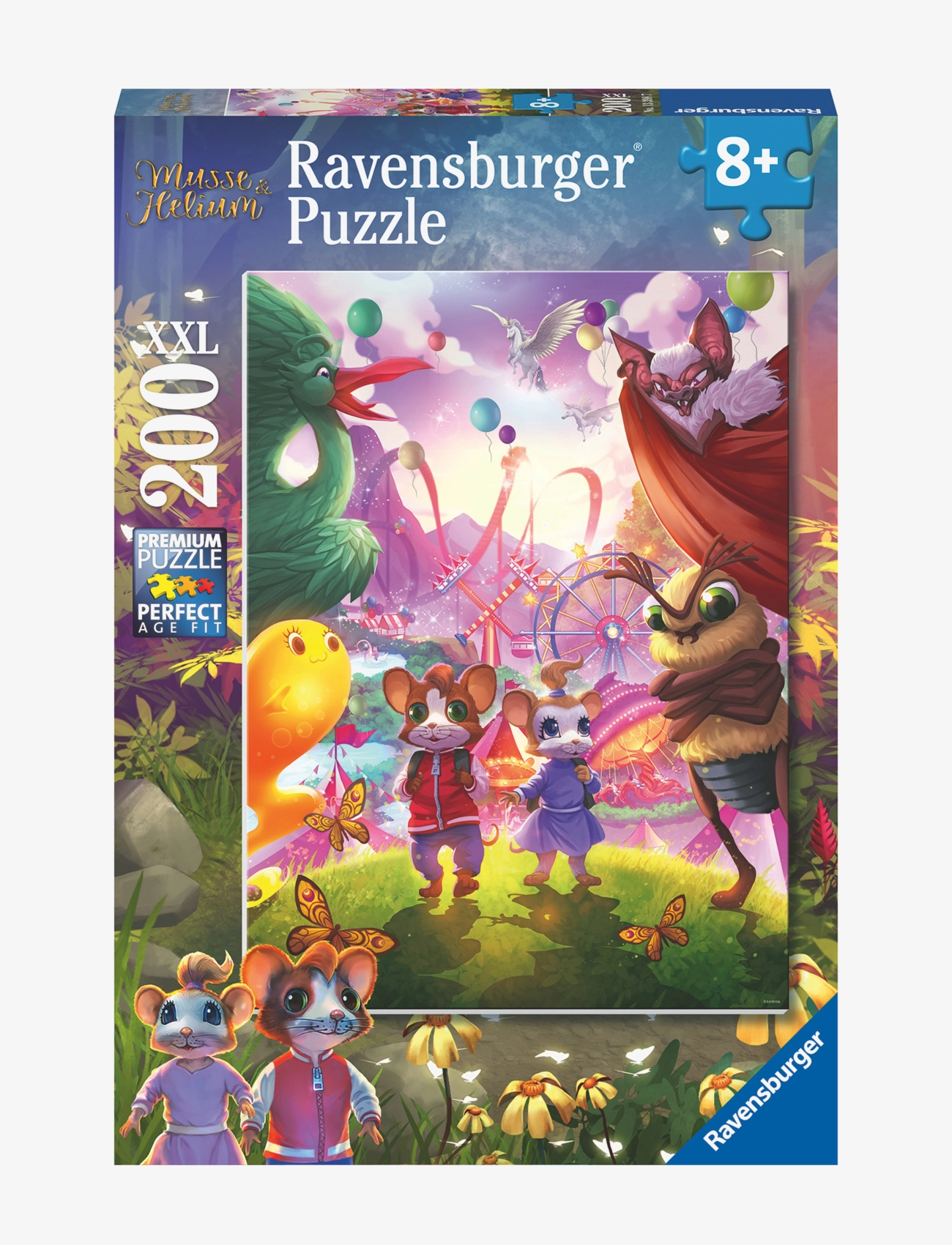 Ravensburger Musse & Helium 200P, One Size, Multi/patterned, Puslespil > Klassiske Puslespil, Børn