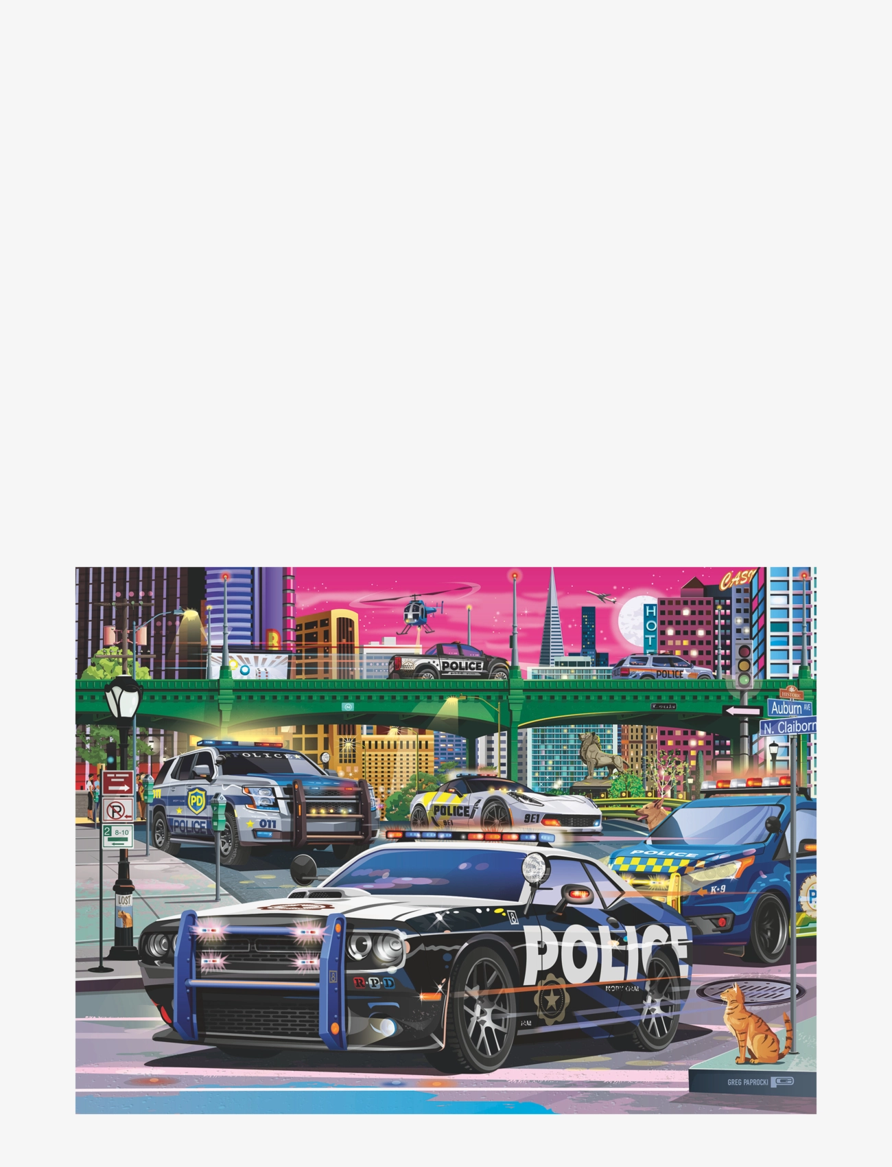 Ravensburger - Politi på patrulje 150p - klassiske puslespill - multi coloured - 1