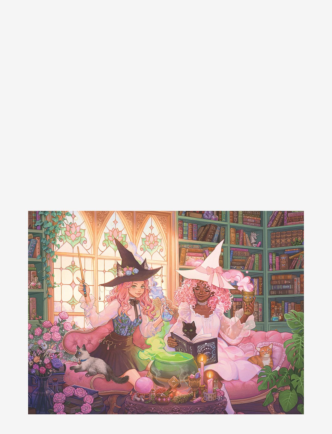 Ravensburger - Enchanting Library 200p - klassísk púsl - multi coloured - 1