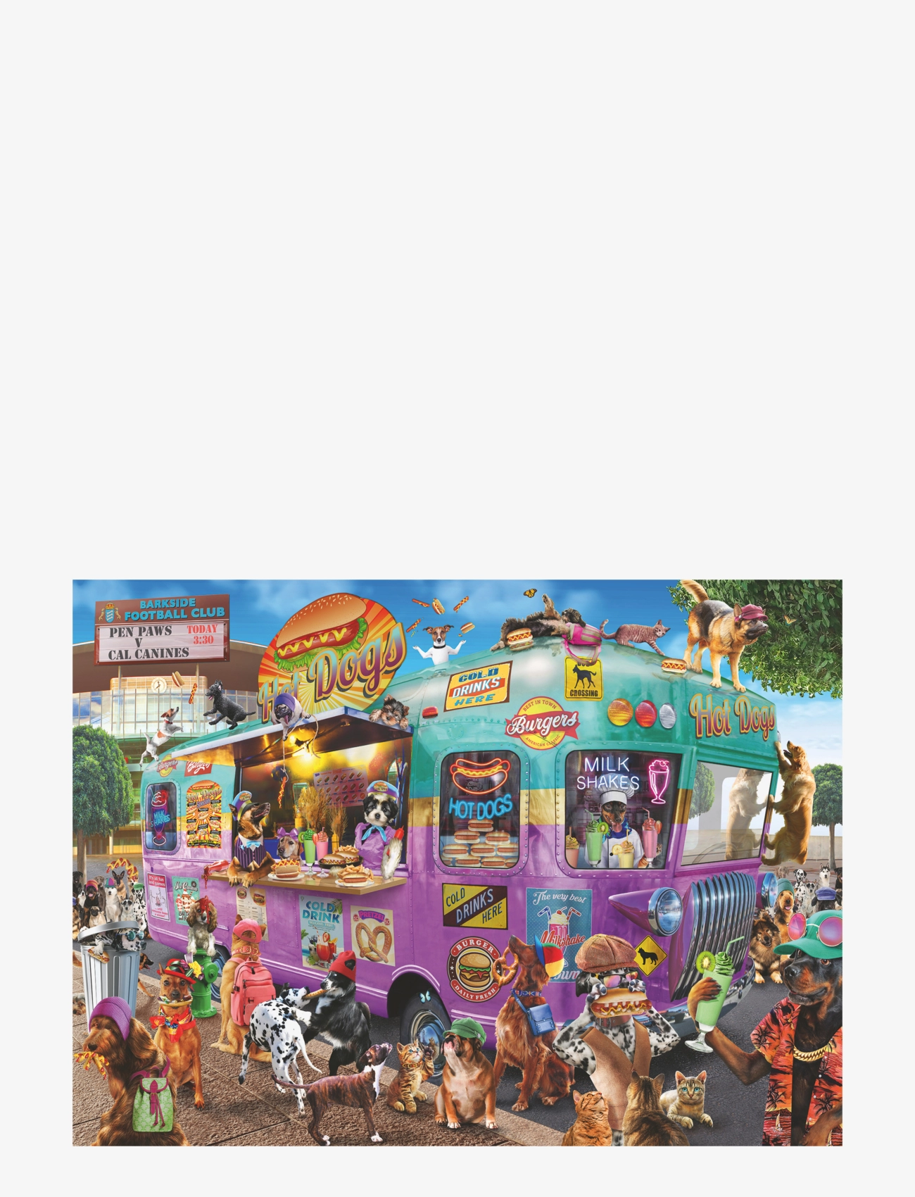 Ravensburger - Hot Diggity Dogs 300p - klassísk púsl - multi coloured - 1