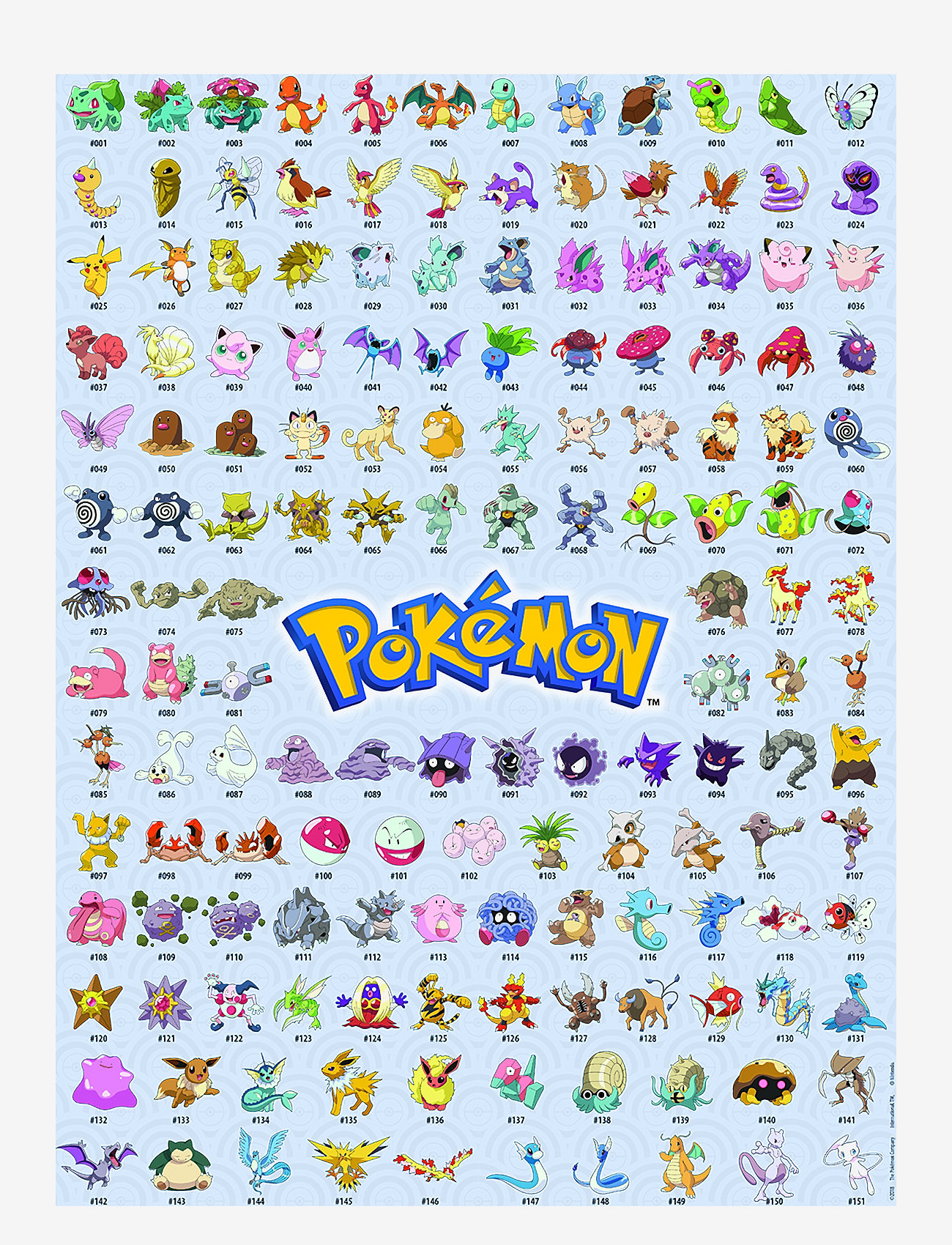 Ravensburger - Pokémon – The First 151! 500p - klassiset palapelit - multi coloured - 1