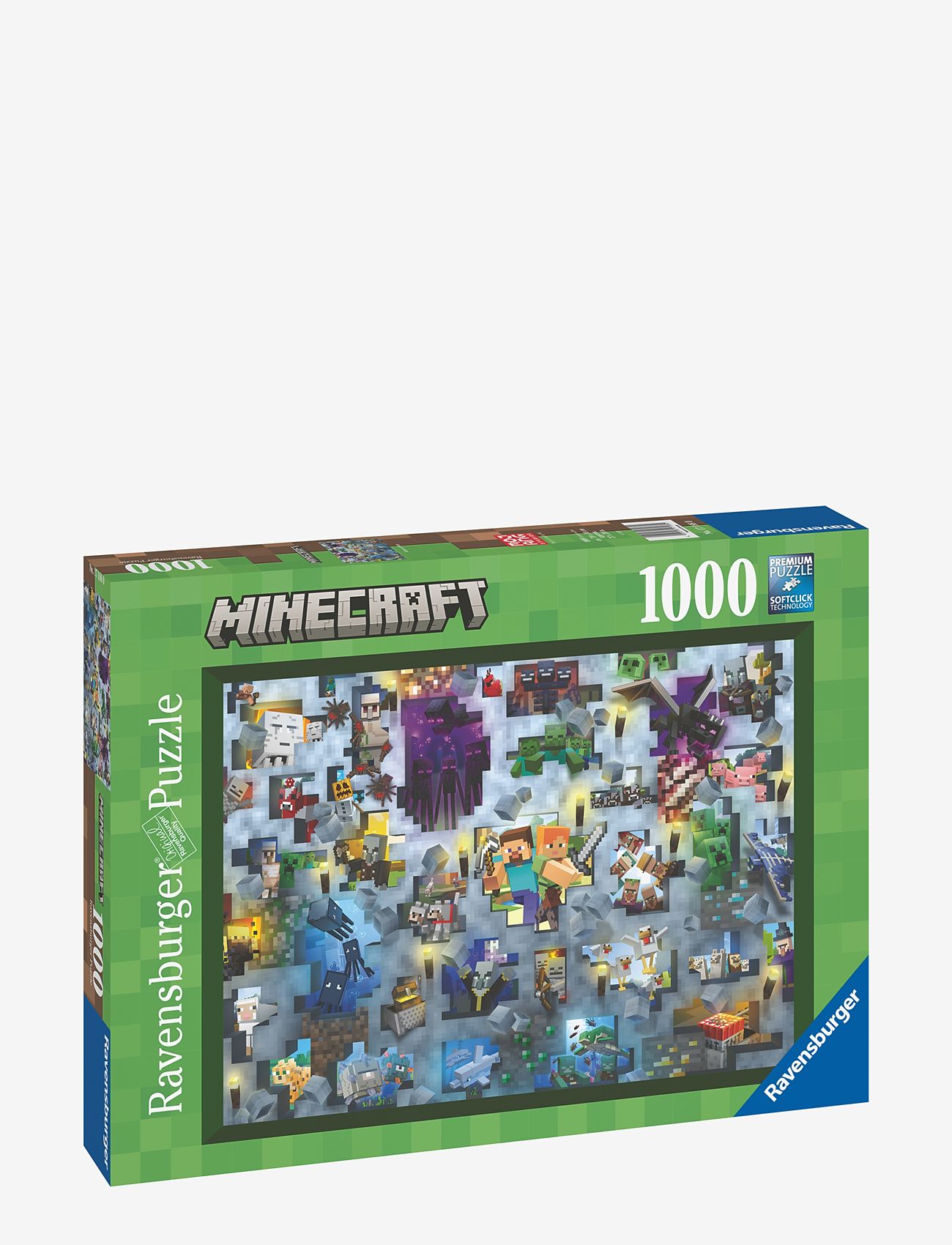 Ravensburger - Minecraft Mobs 1000p - klassiske puslespill - multi coloured - 0