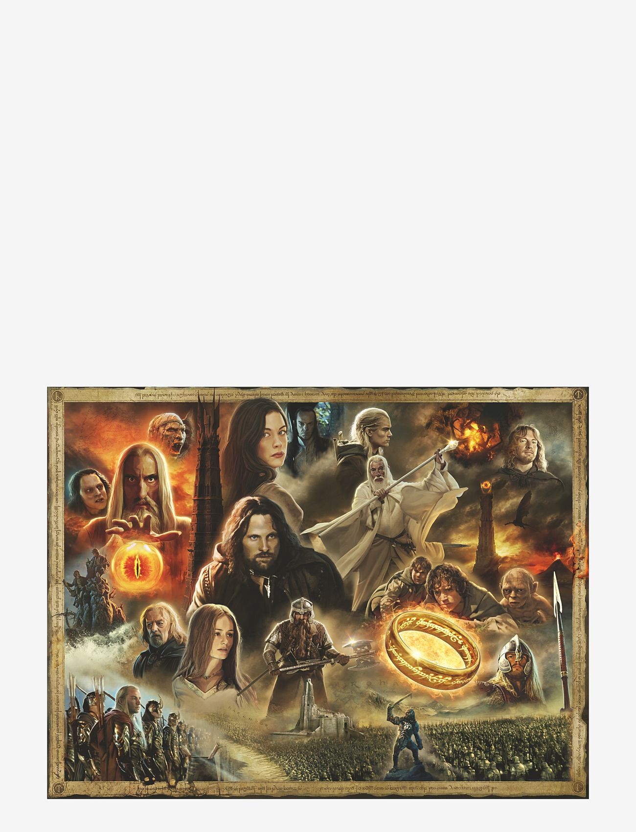 Ravensburger - Lord Of The Rings The Two Towers 2000p - klassiske puslespil - multi coloured - 1