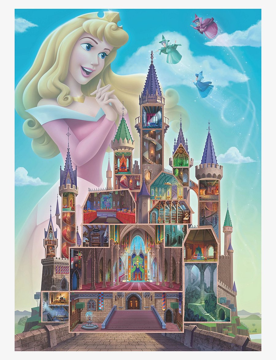 Ravensburger - Disney Aurora Castle 1000p - multi coloured - 1