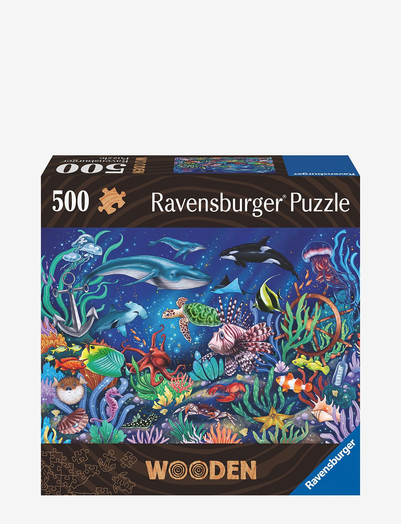 Ravensburger - Wooden Under the Sea 500p - multi coloured - 0