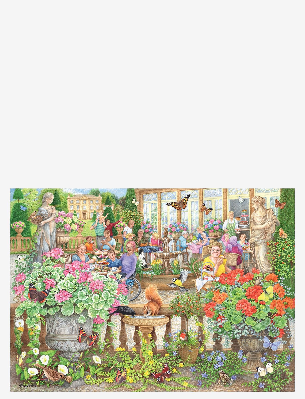 Ravensburger - Cosy Café Secret Garden1000p - multi coloured - 1