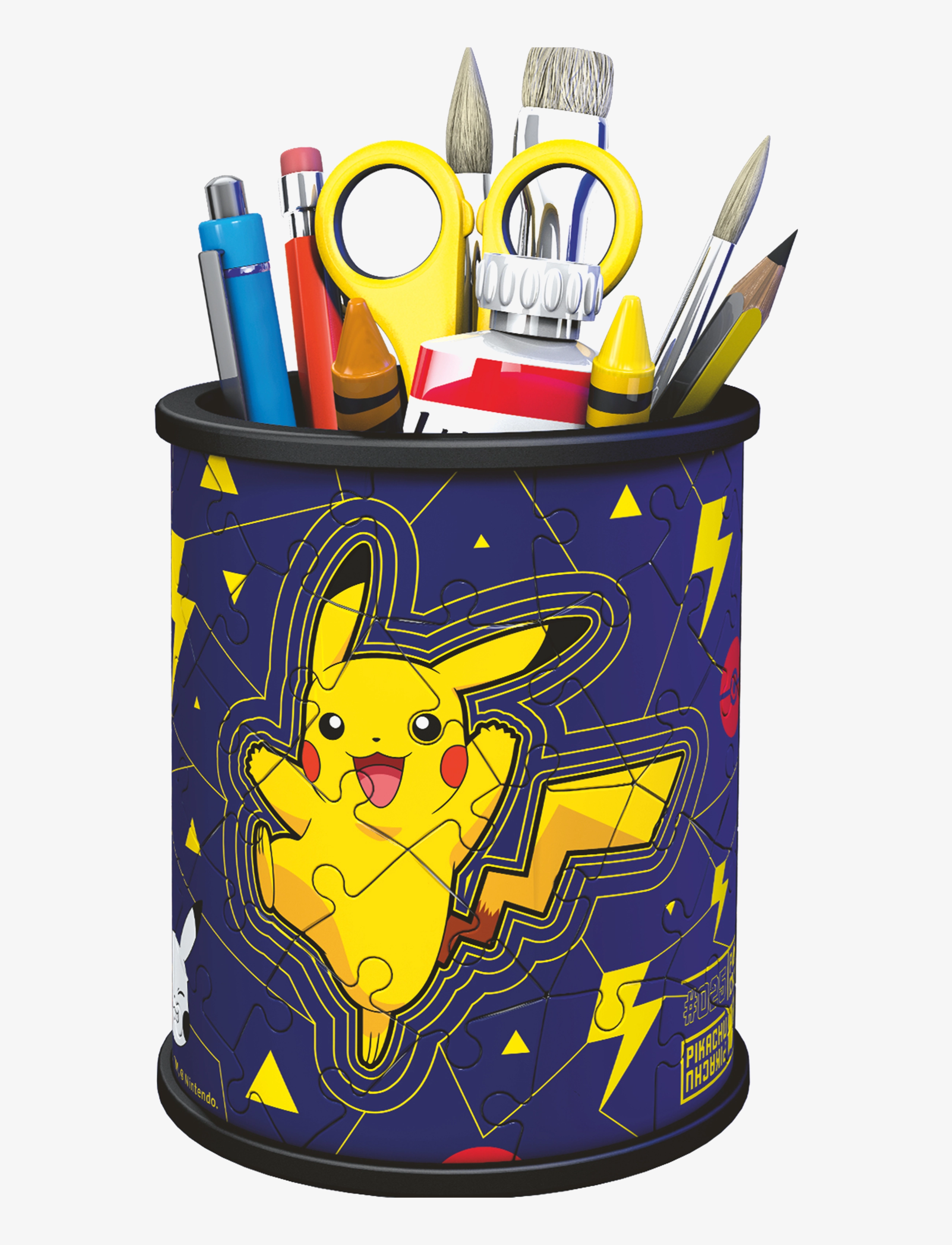 Ravensburger Pokémon Pencil Cup 54P, Børn, 3d Puslespil, Multi/mønstret, Str: ONE SIZE