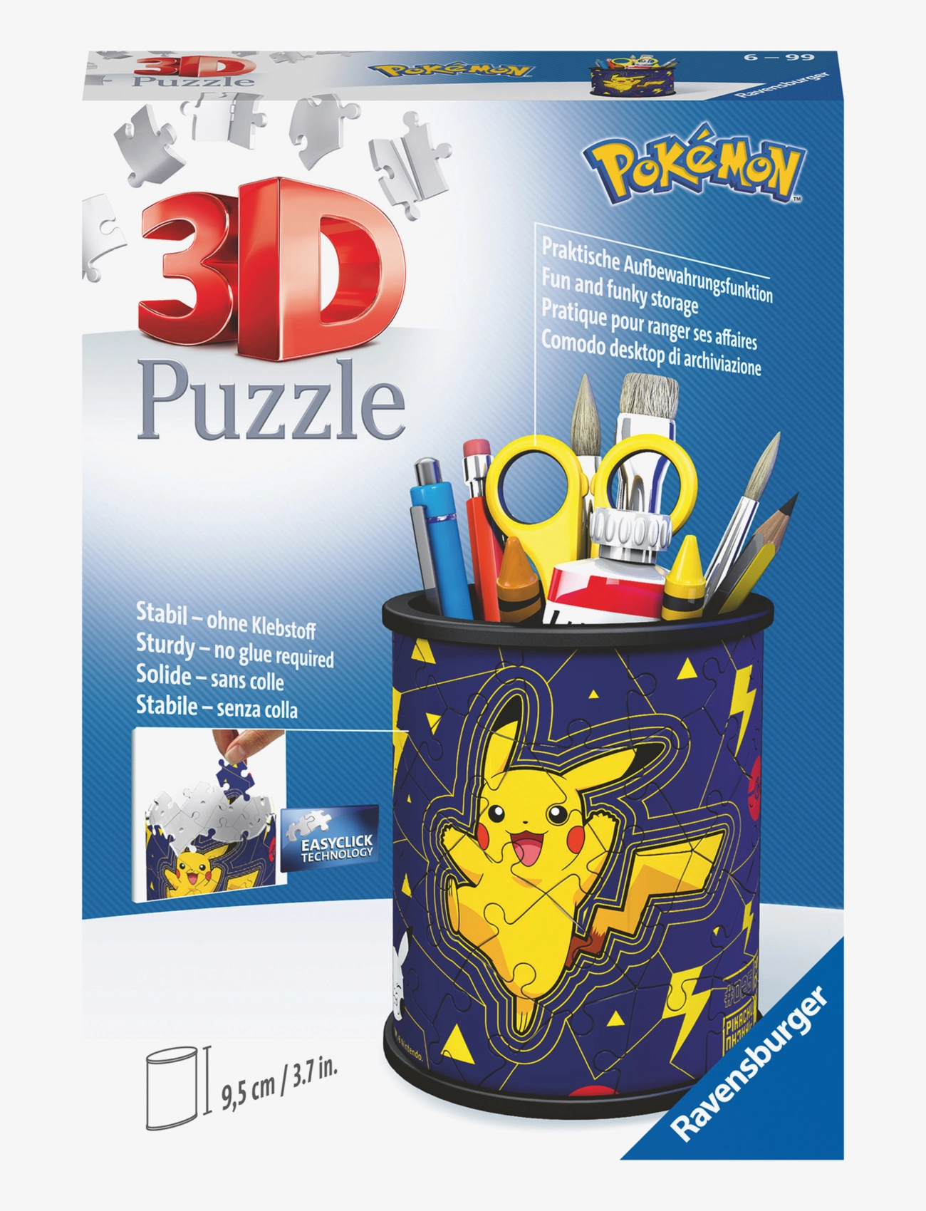 Ravensburger - Pokémon Pencil Cup 54p - 3d-puslespill - multi coloured - 1