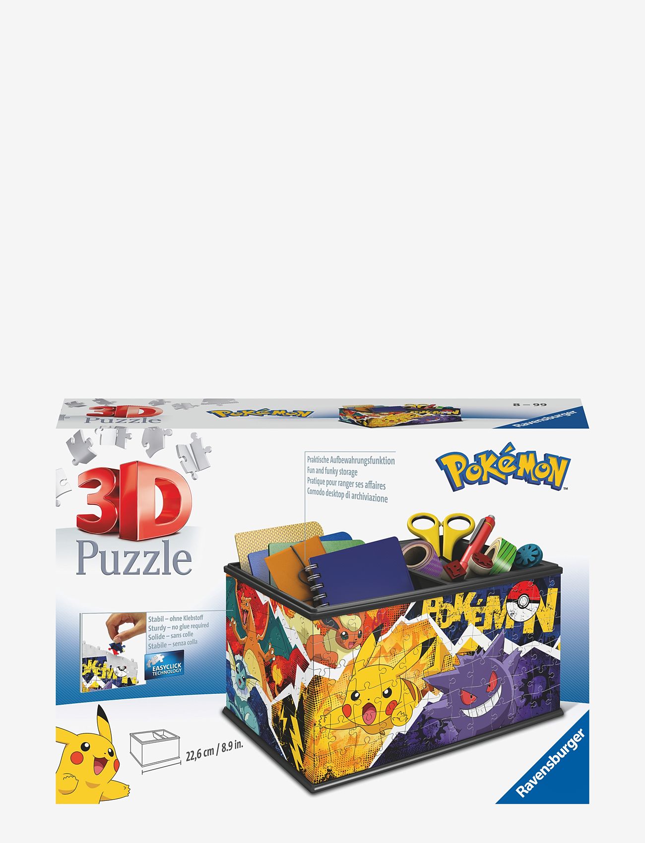 Ravensburger - Storage Box Pokémon 216p - 3d-puslespil - multi coloured - 0