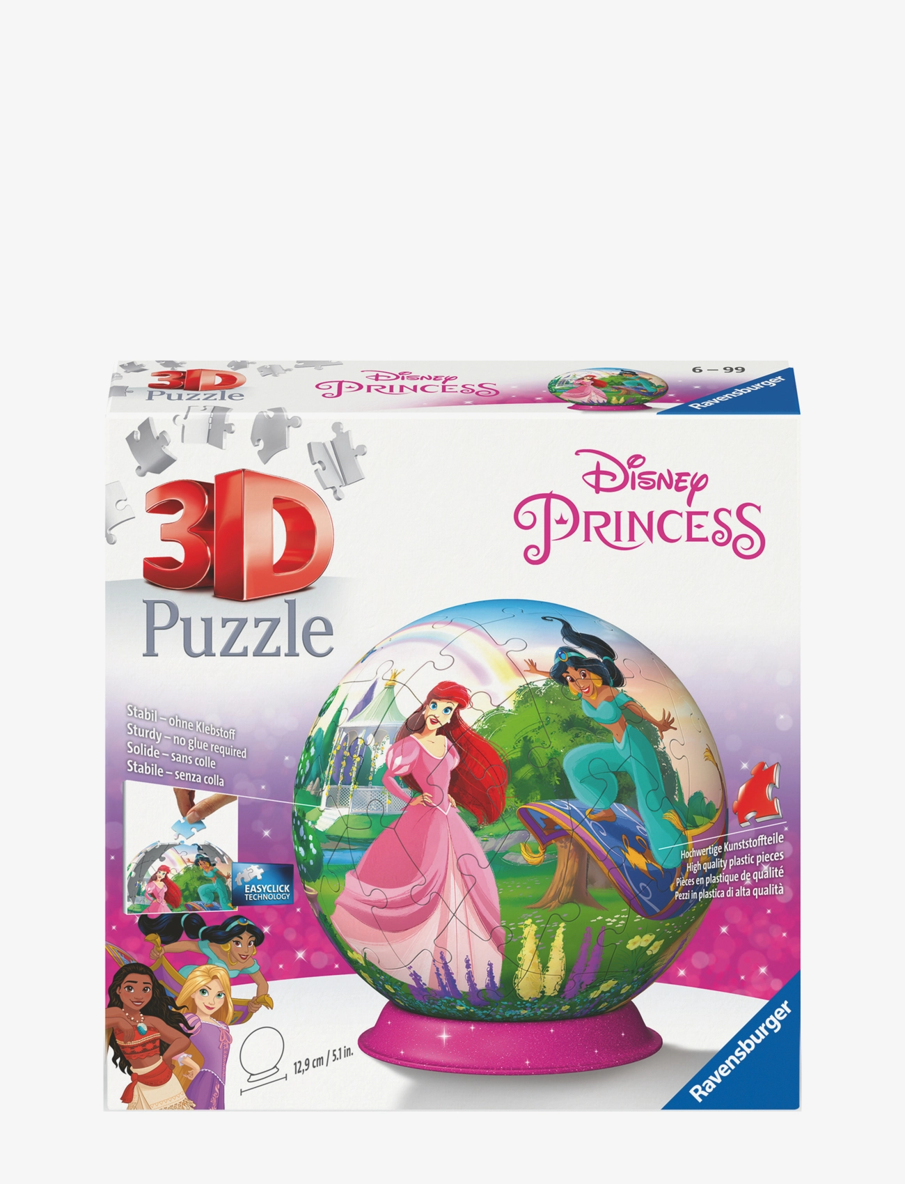 Disney Princess 3D Ball 72p - MULTI COLOURED