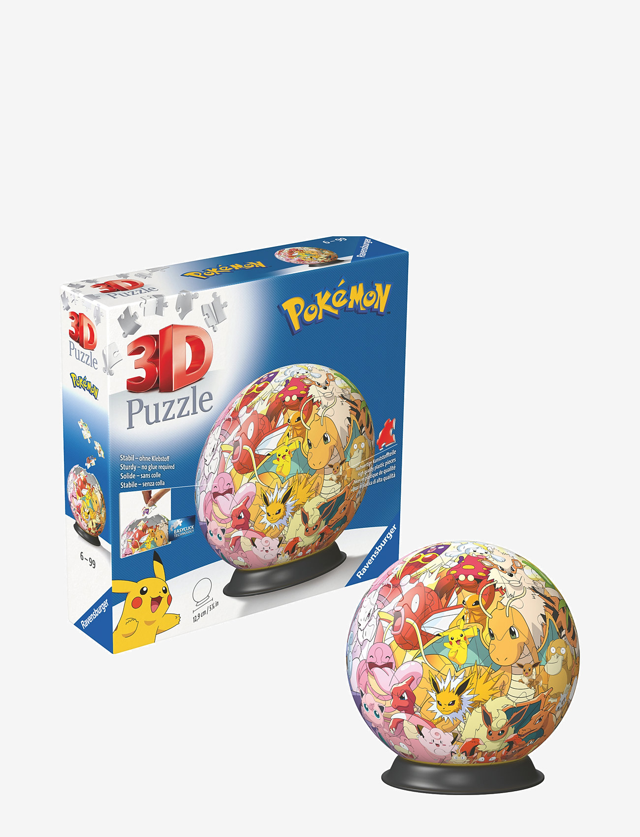 Ravensburger - Pokémon Multicharacter 72p - 3d-puslespil - multi coloured - 1