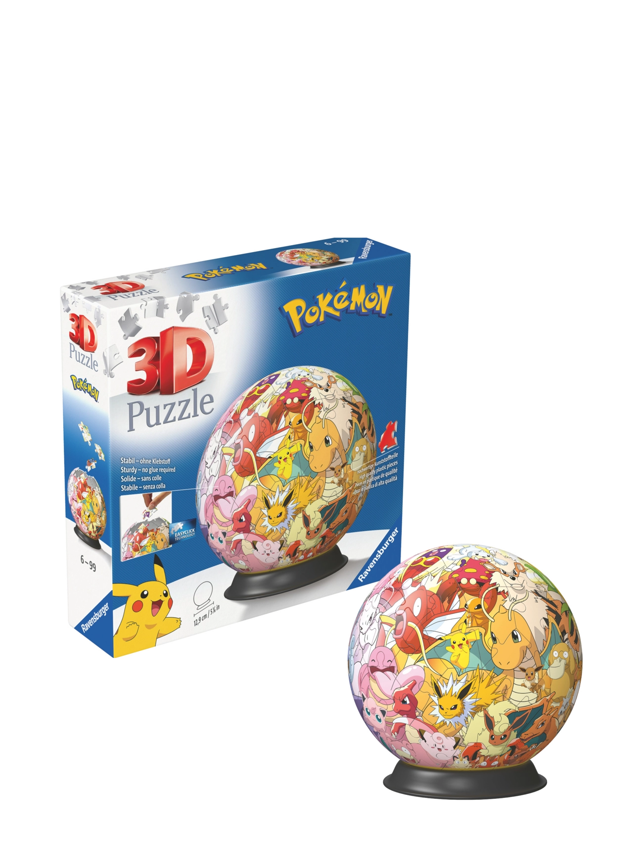 Ravensburger Pokémon Multicharacter 72p - 4 for 3 - MULTI COLOURED / multi