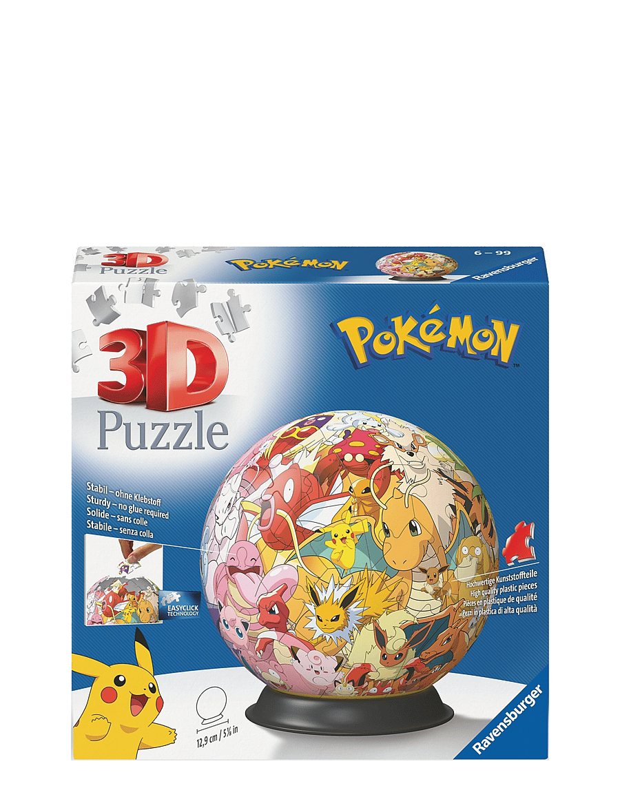 Ravensburger - Pokémon Multicharacter 72p - Þrívíddar púsl - multi coloured - 3