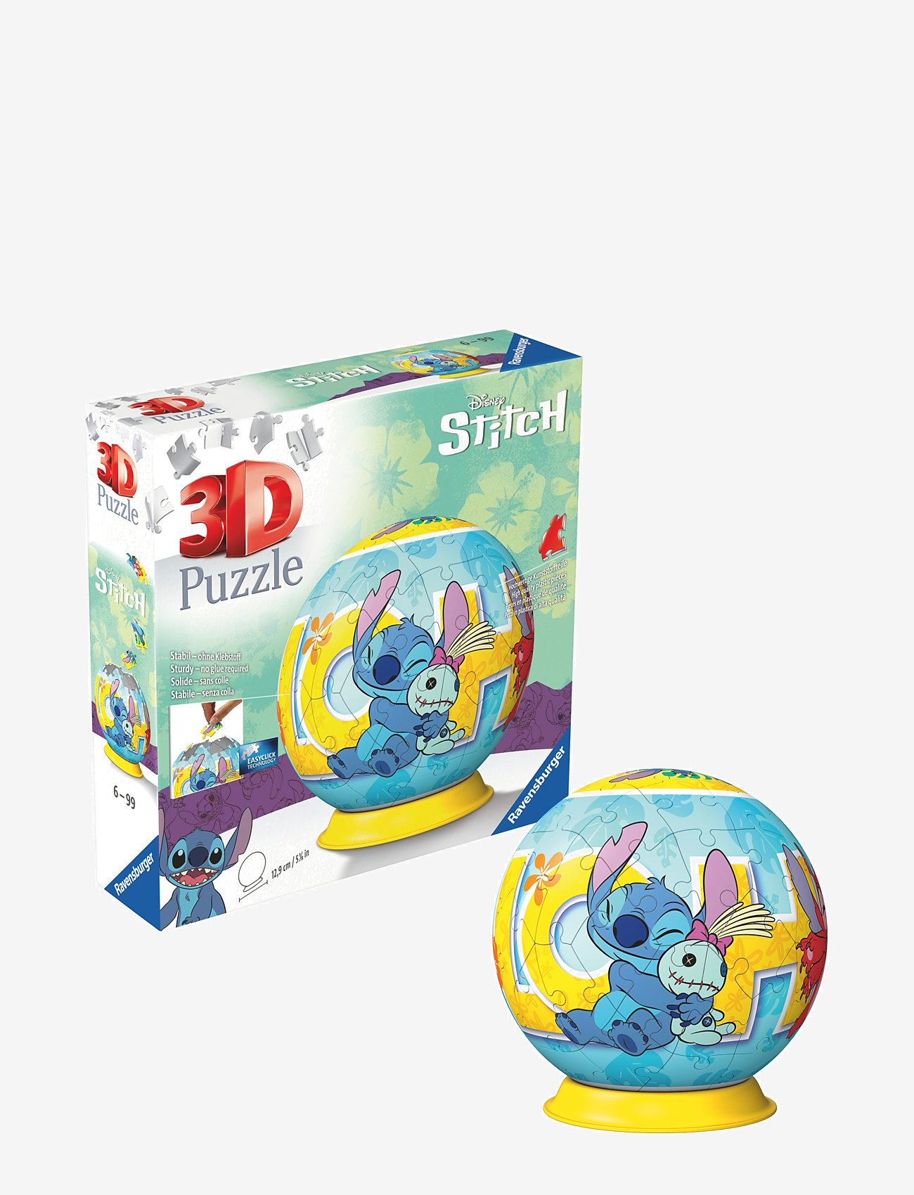 Ravensburger - Disney Stitch 3D Puzzle 72p - 3d-puslespil - multi coloured - 1