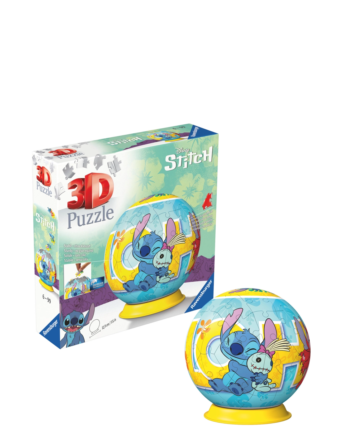Ravensburger Disney Stitch 3D Puzzle 72p - Toys - MULTI COLOURED / multi