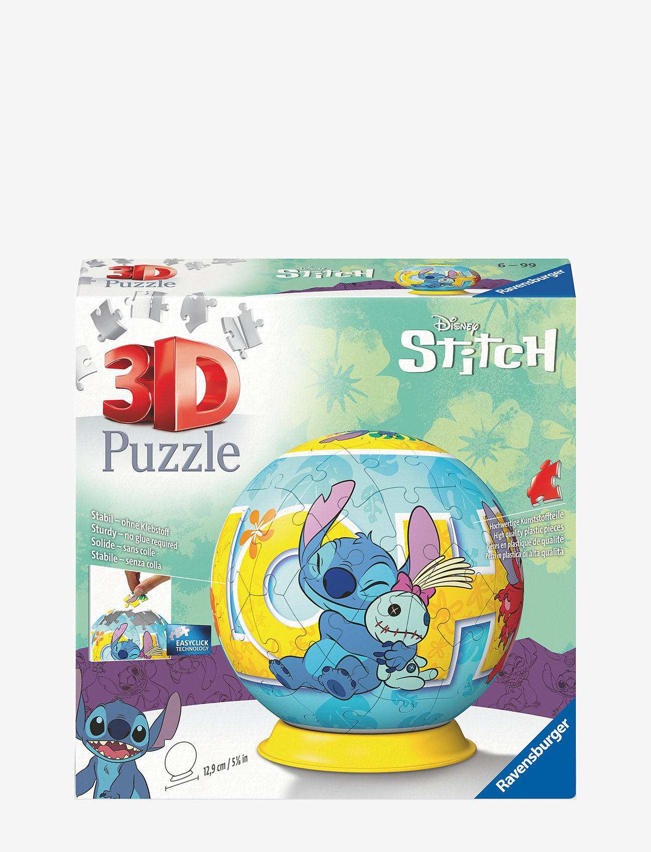 Ravensburger - Disney Stitch 3D Puzzle 72p - 3d-puslespil - multi coloured - 3