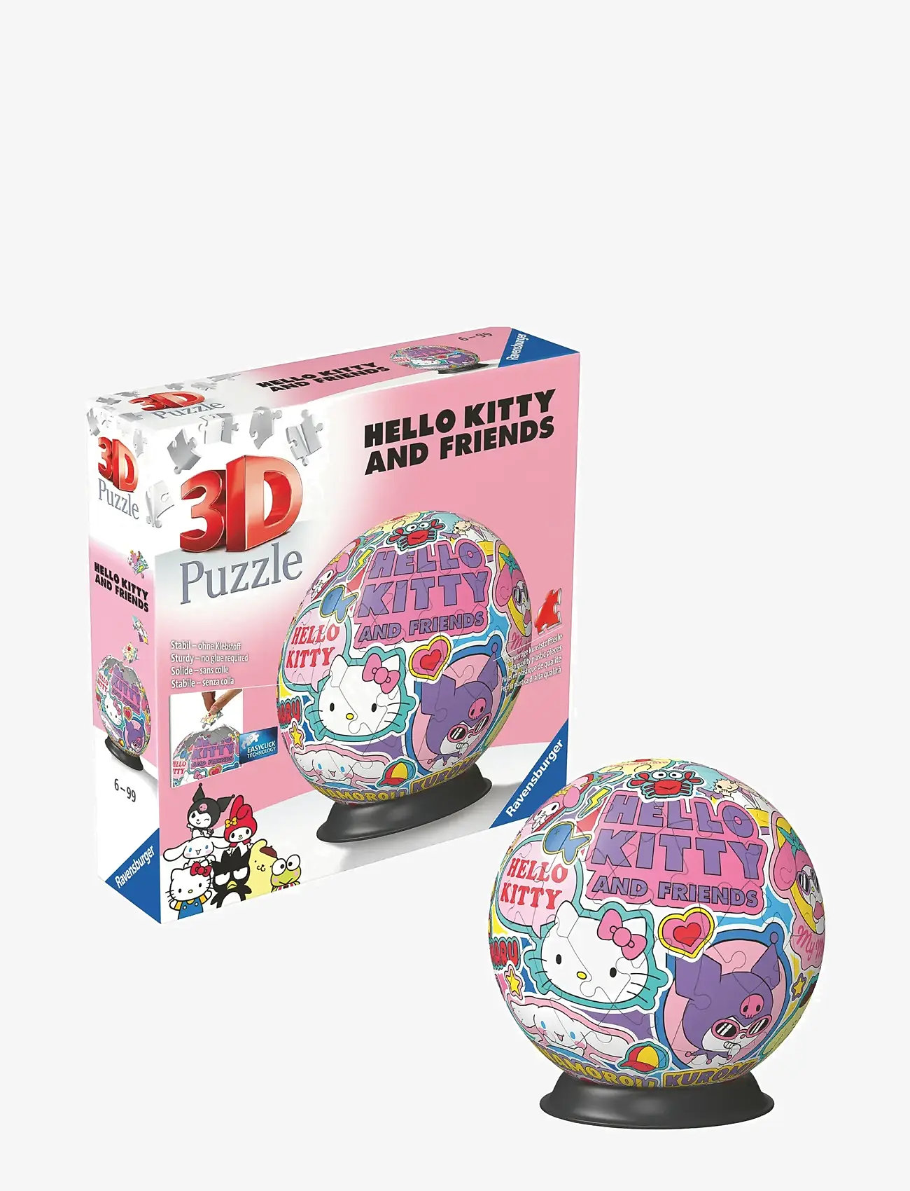 Ravensburger - Puzzle-Ball Hello Kitty 72p - 3d-pussel - multi coloured - 0