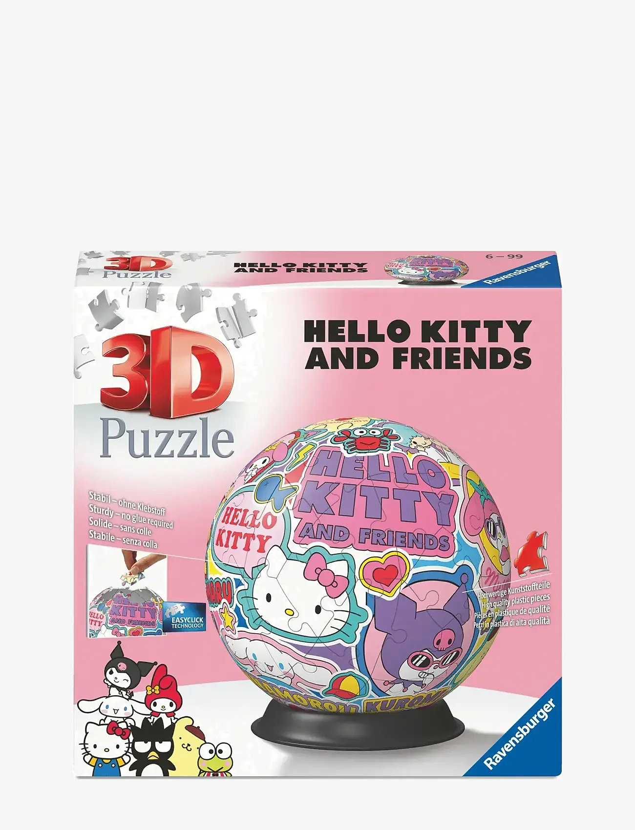 Ravensburger - Puzzle-Ball Hello Kitty 72p - 3d-pussel - multi coloured - 1