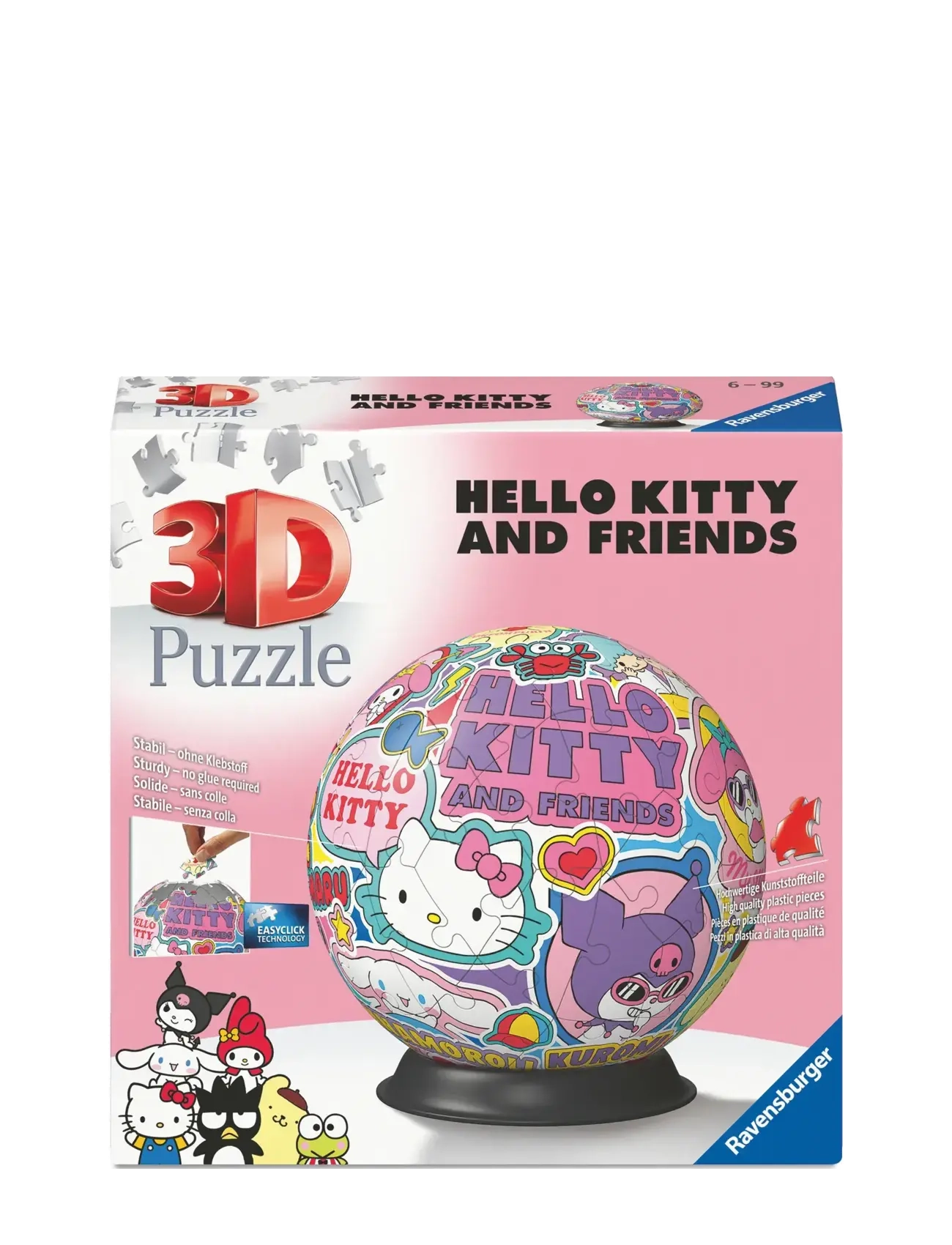Ravensburger - Puzzle-Ball Hello Kitty 72p - 3d-palapelit - multi coloured - 1