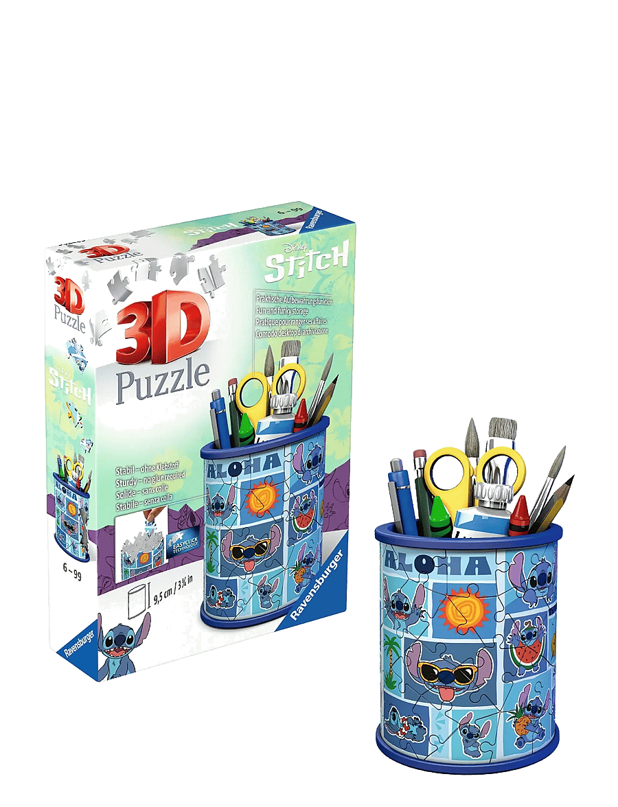 Ravensburger - Pencil Cup Disney Stitch 54p - Þrívíddar púsl - multi coloured - 0