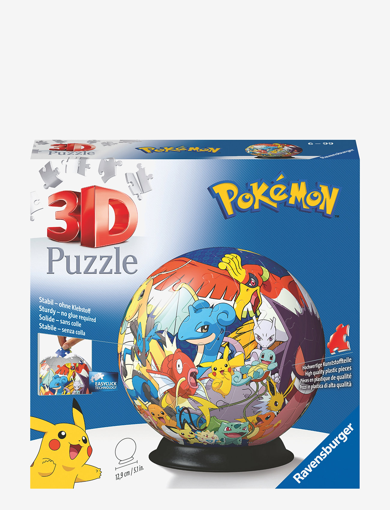 Ravensburger - Pokémon 3D Puzzle-Ball 72p - 3d-puslespil - multi coloured - 1