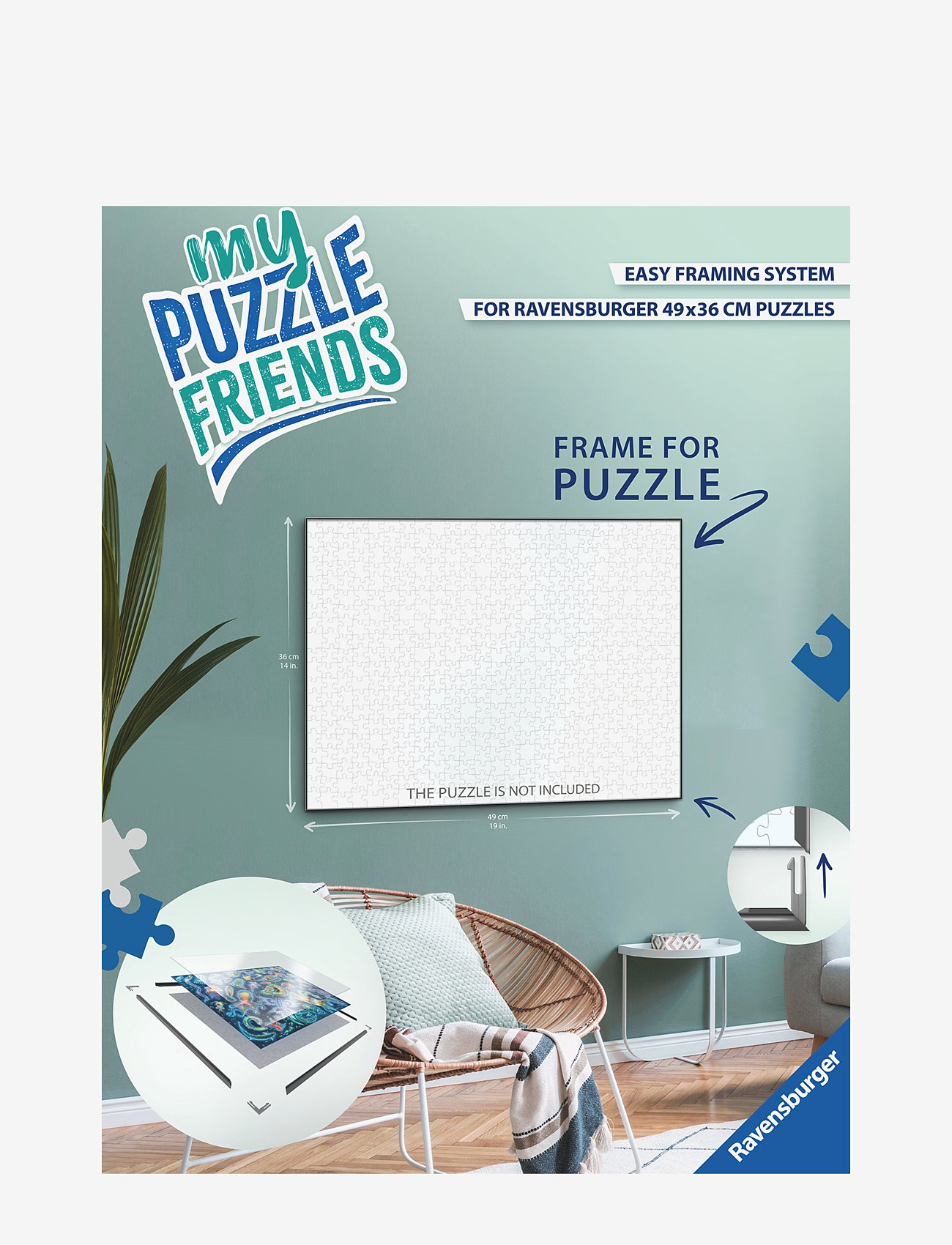 Ravensburger - Puzzle Frame 500p - spil - multi coloured - 0