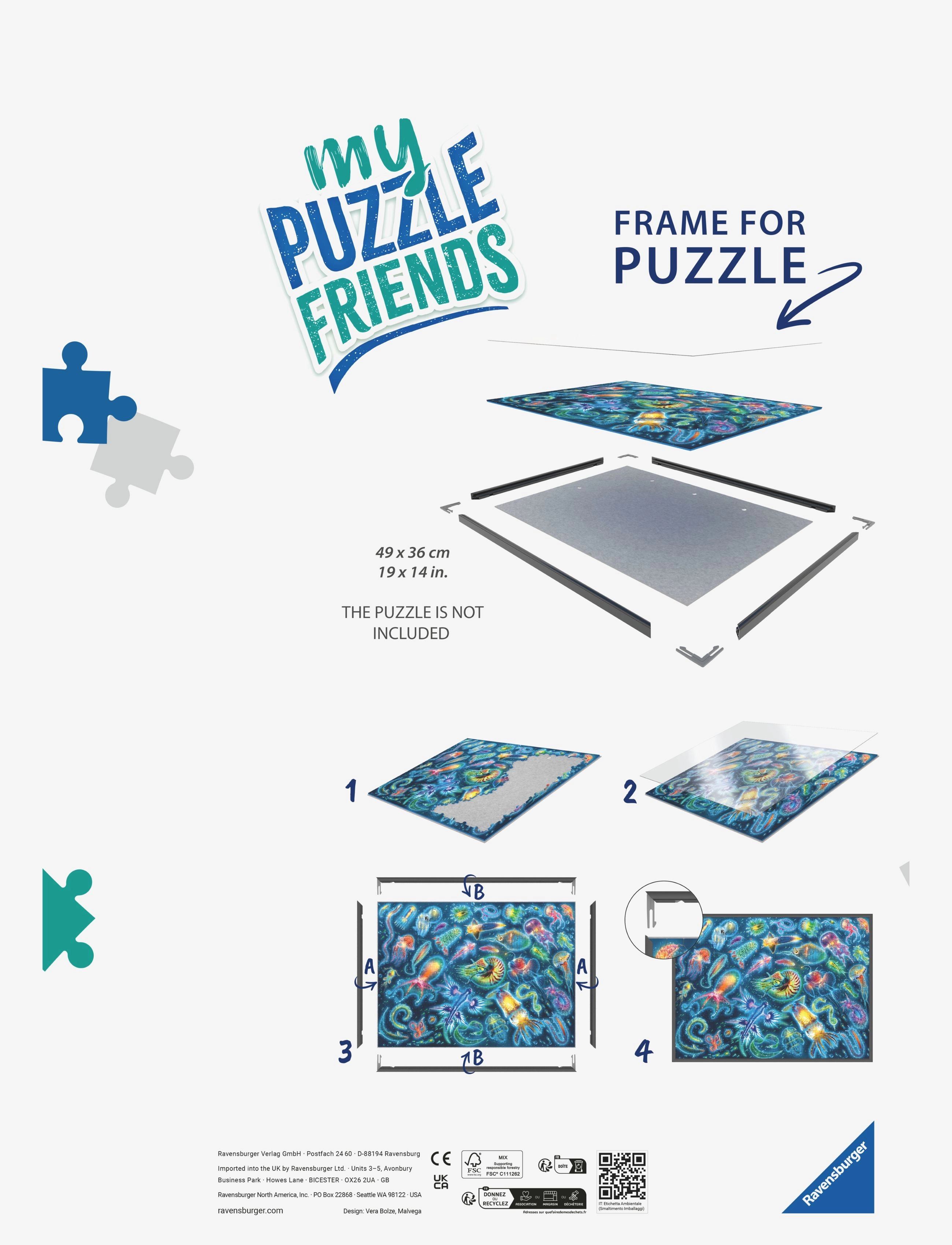 Ravensburger - Puzzle Frame 1000p - pussel - multi coloured - 1