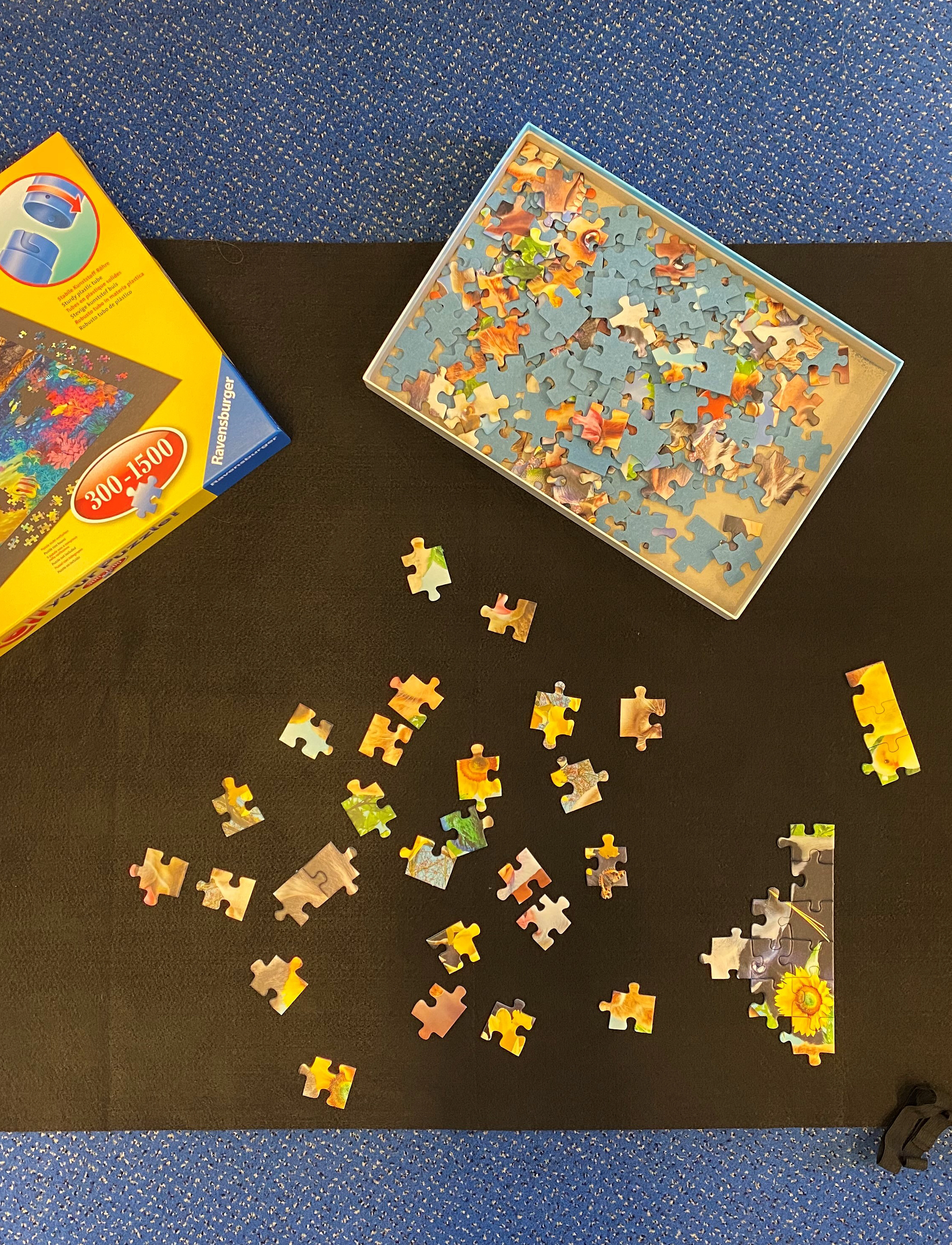Ravensburger Puslespilsmåtte, 0-1500 Brikker, One Size, Multi/patterned, Puslespil > Klassiske Puslespil, Børn