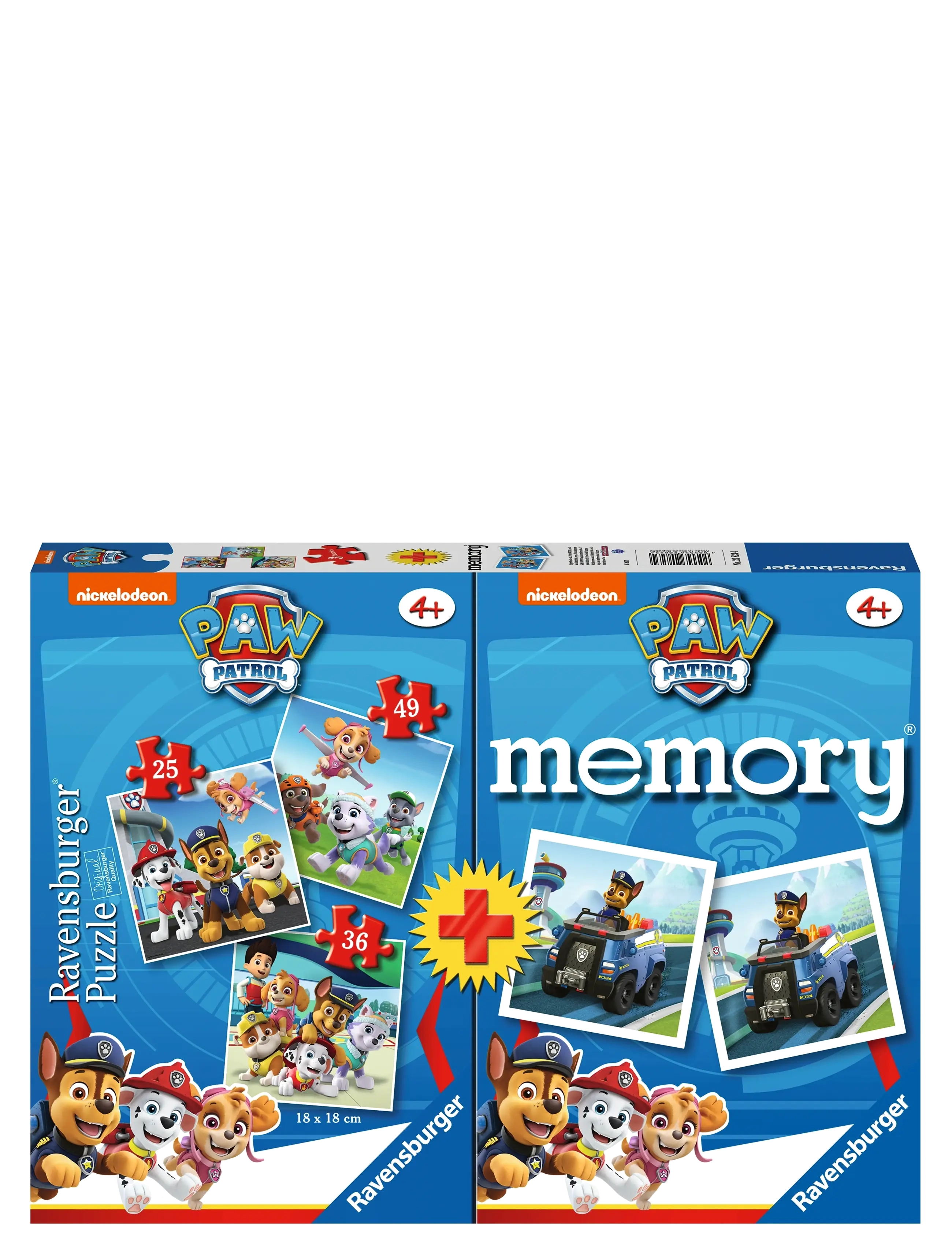 Ravensburger - Paw Patrol 3 Puzzle+memory® - memo - multi coloured - 1