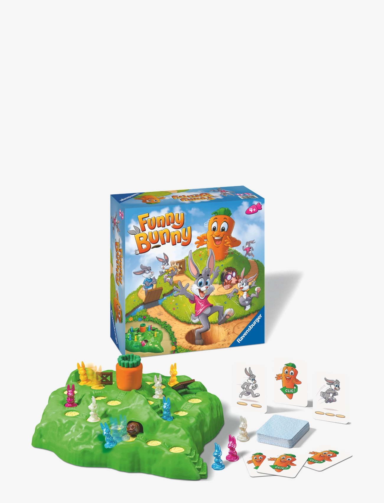 Ravensburger Funny Bunny Deluxe Sv/Da/No/Fi/Is, SWEDISH, Multi/patterned, Puslespil > Klassiske Puslespil, Børn