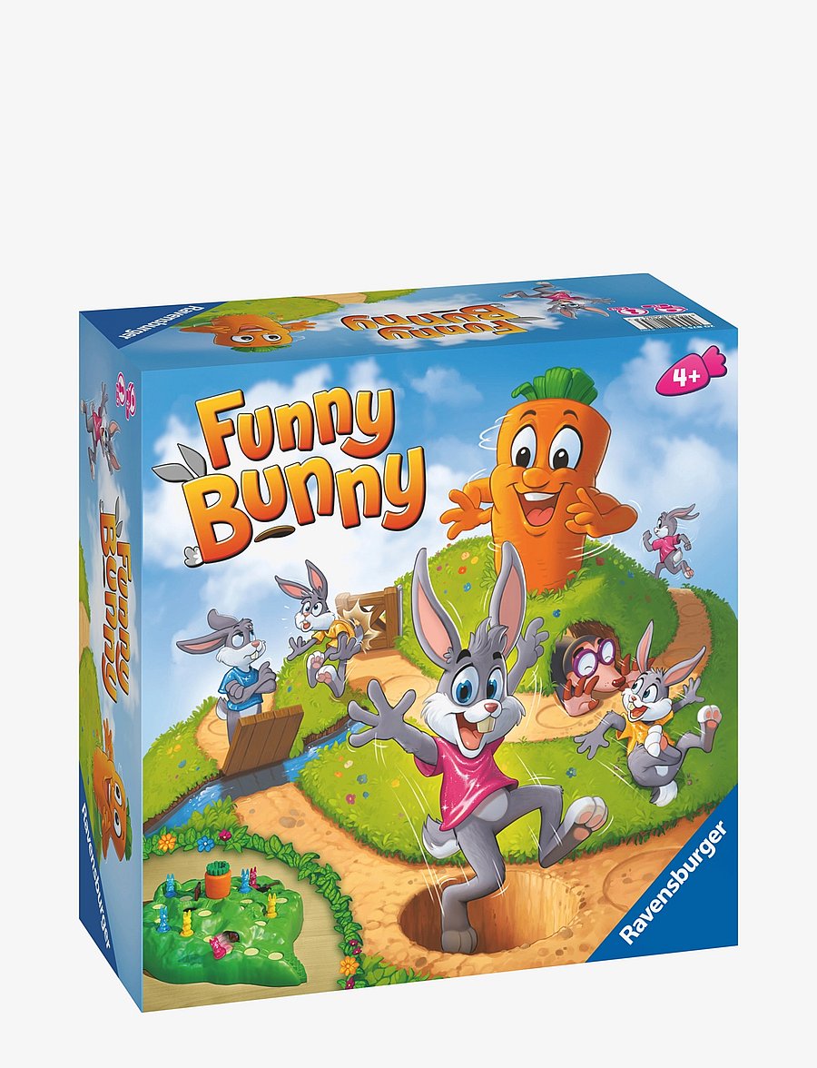 Ravensburger - Funny Bunny Deluxe SV/DA/NO/FI/IS - brætspil - multi coloured - 1