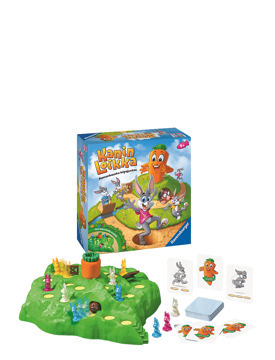 Ravensburger - Kanin Loikka Deluxe FI/SV - brætspil - multi coloured - 0