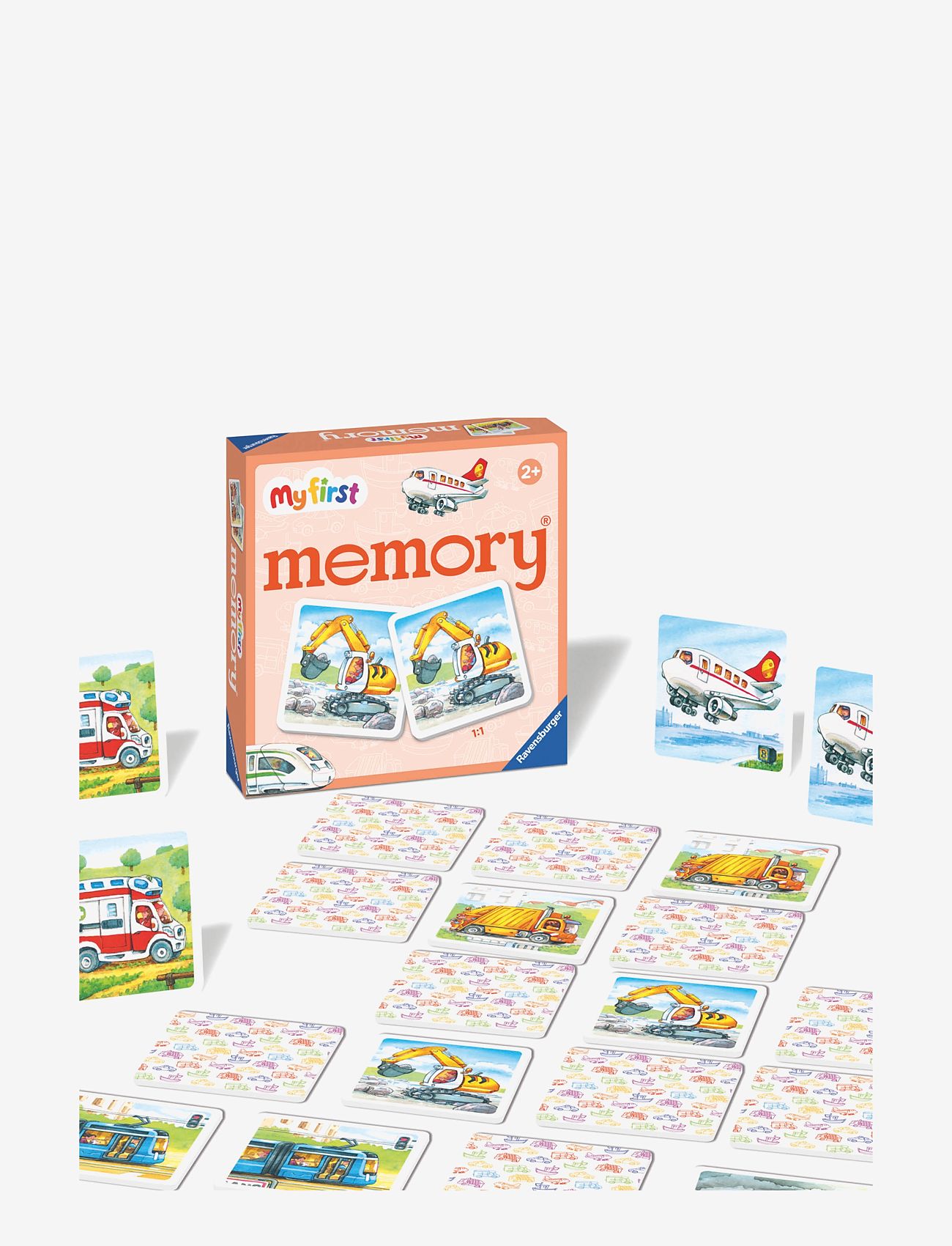 Ravensburger - My First memory® Vehicles D/F/I/NL/EN/E - memo - multi coloured - 1