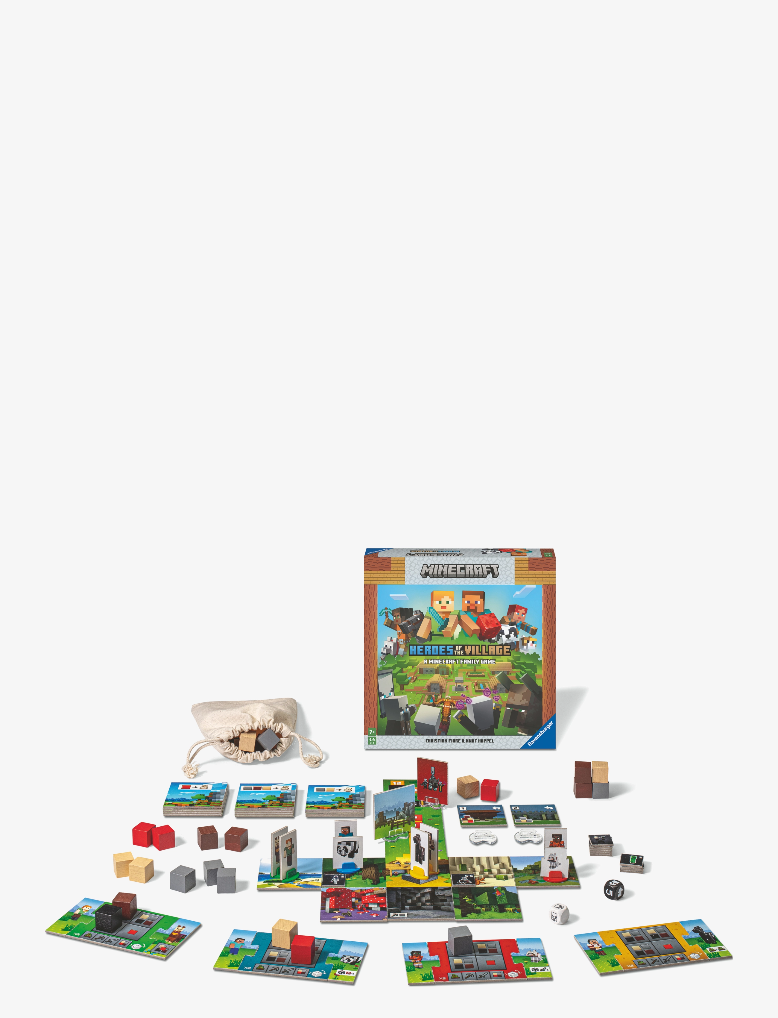 Ravensburger Minecraft Heroes - Save The Village, SWEDISH, Multi/patterned, Spil > Brætspil, Børn