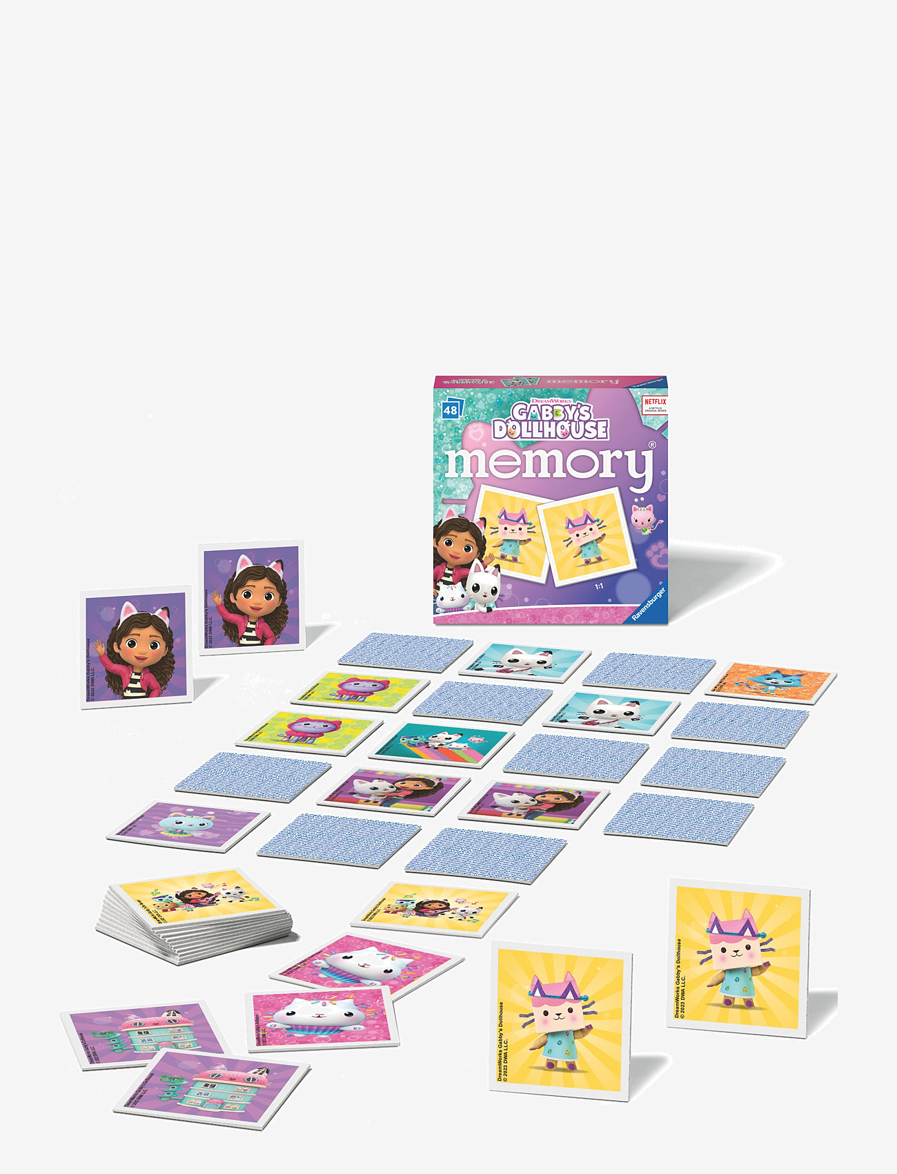 Ravensburger - Gabby’s Dollhouse Mini memory® D/F/I/NL/EN/E - memo - multi coloured - 0