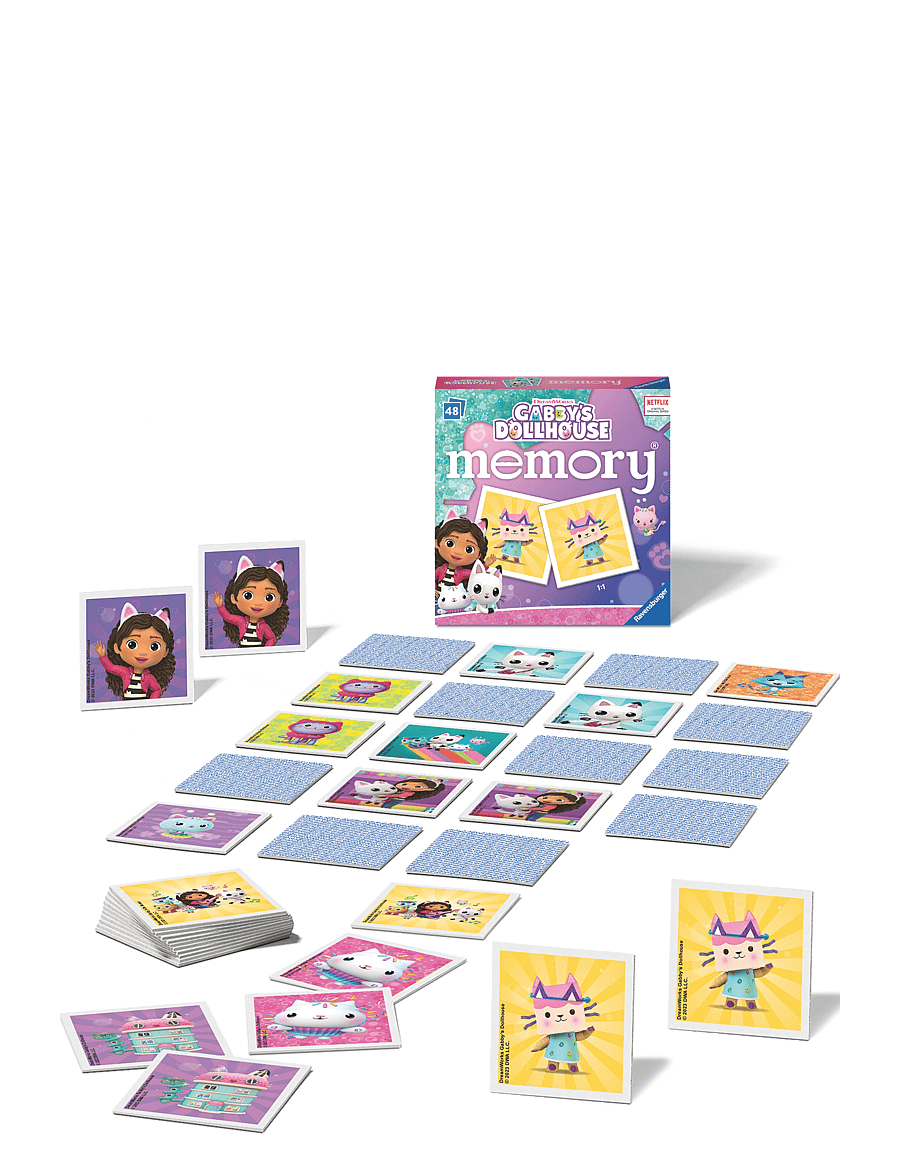 Ravensburger - Gabby’s Dollhouse Mini memory® D/F/I/NL/EN/E - memo - multi coloured - 0