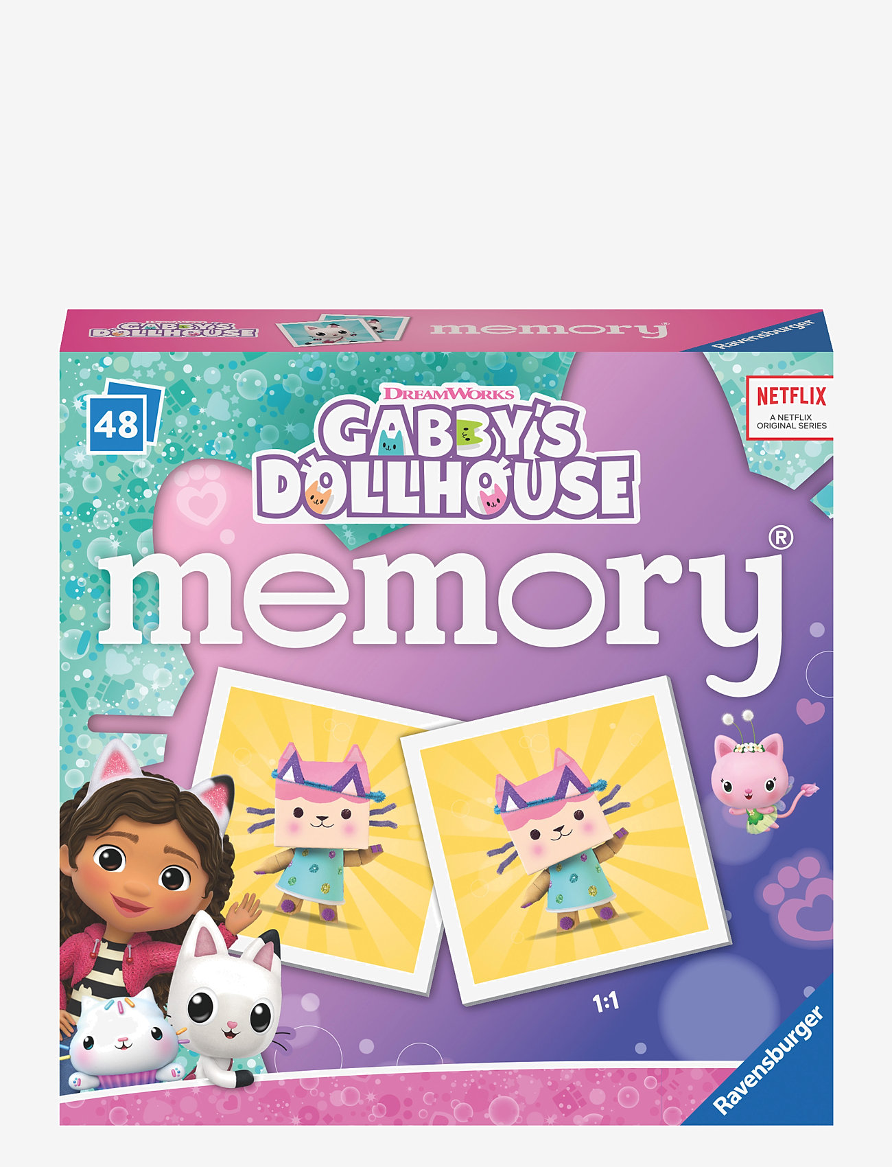 Ravensburger - Gabby’s Dollhouse Mini memory® D/F/I/NL/EN/E - memo - multi coloured - 1
