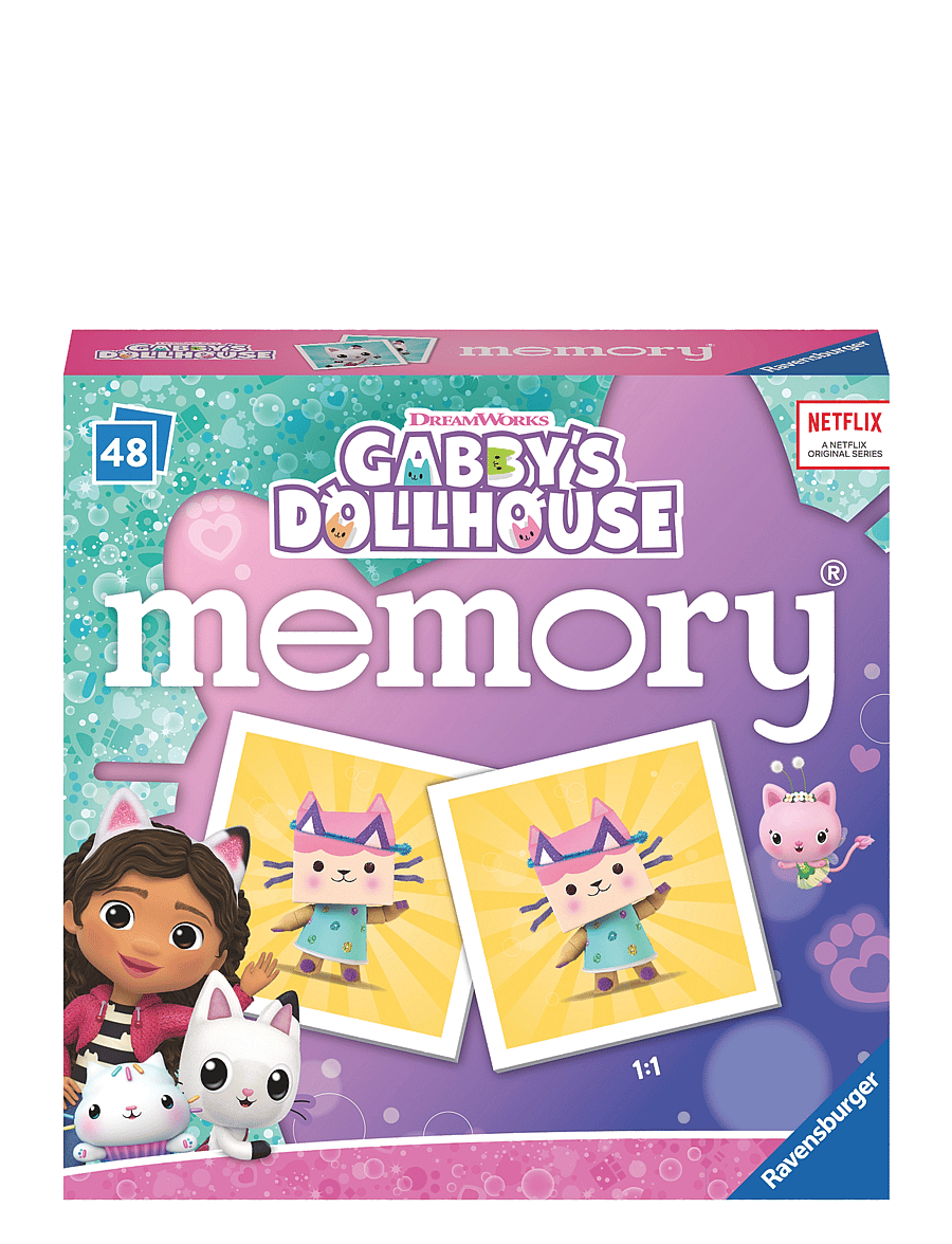 Ravensburger - Gabby’s Dollhouse Mini memory® D/F/I/NL/EN/E - memo - multi coloured - 1