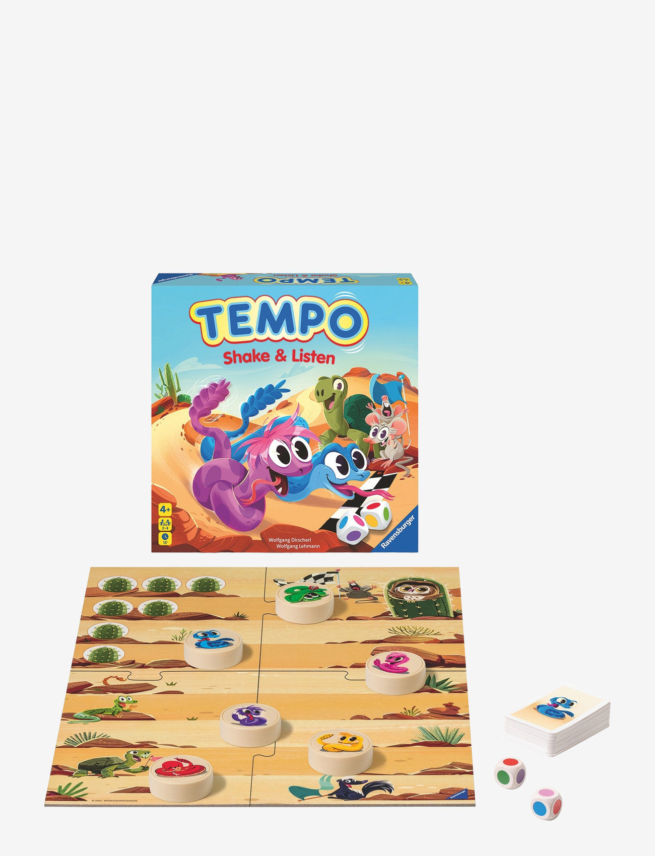 Ravensburger - Tempo Snail Rattle Snake - brætspil - multi coloured - 0