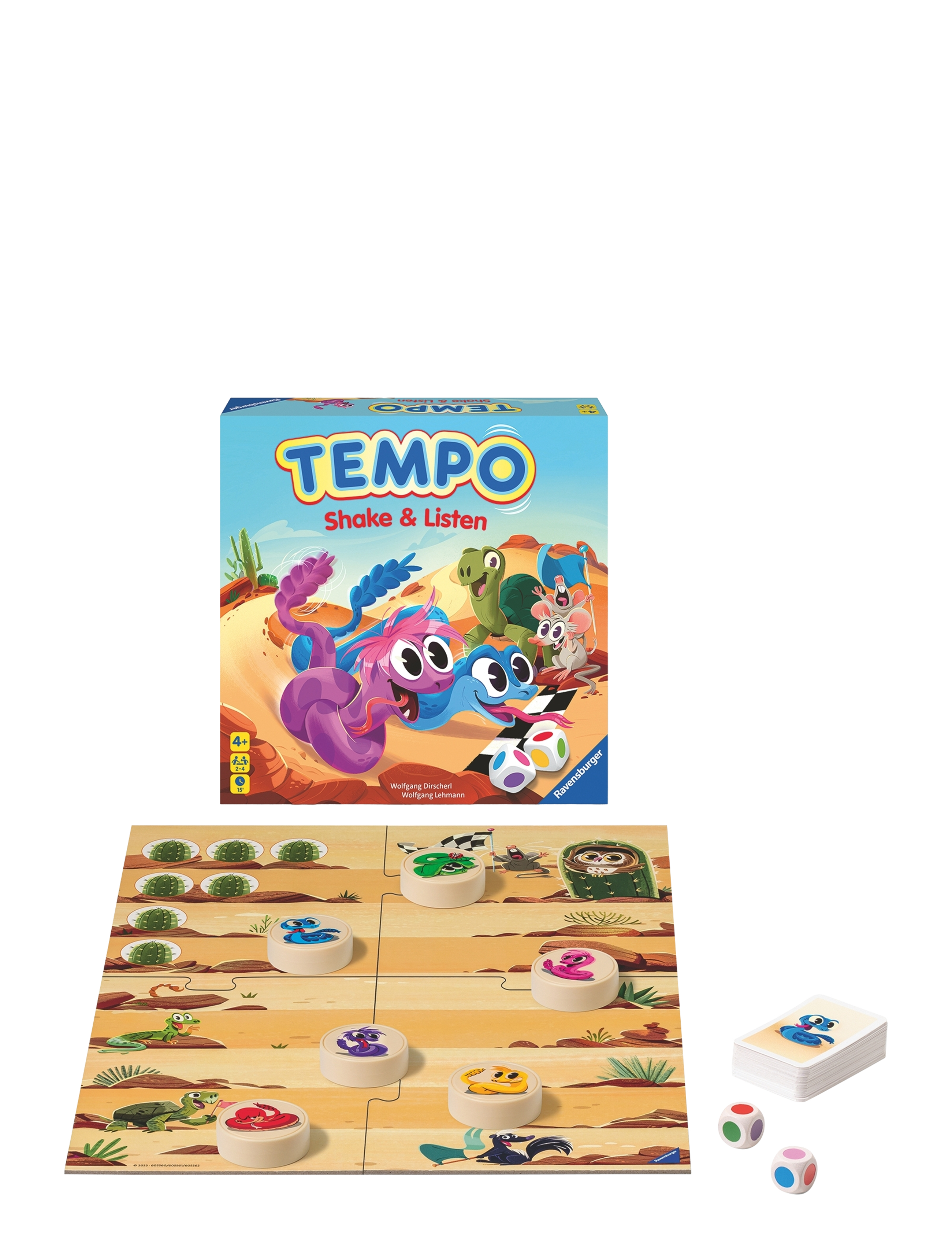Ravensburger Tempo Rattlesnake Shake & Listen - 4 for 3 - MULTI COLOURED / multi