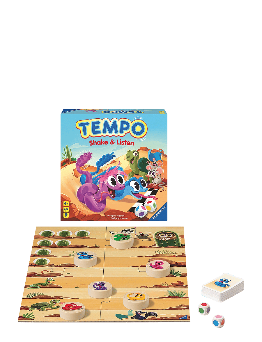 Ravensburger - Tempo Rattlesnake Shake & Listen - borðspil - multi coloured - 0