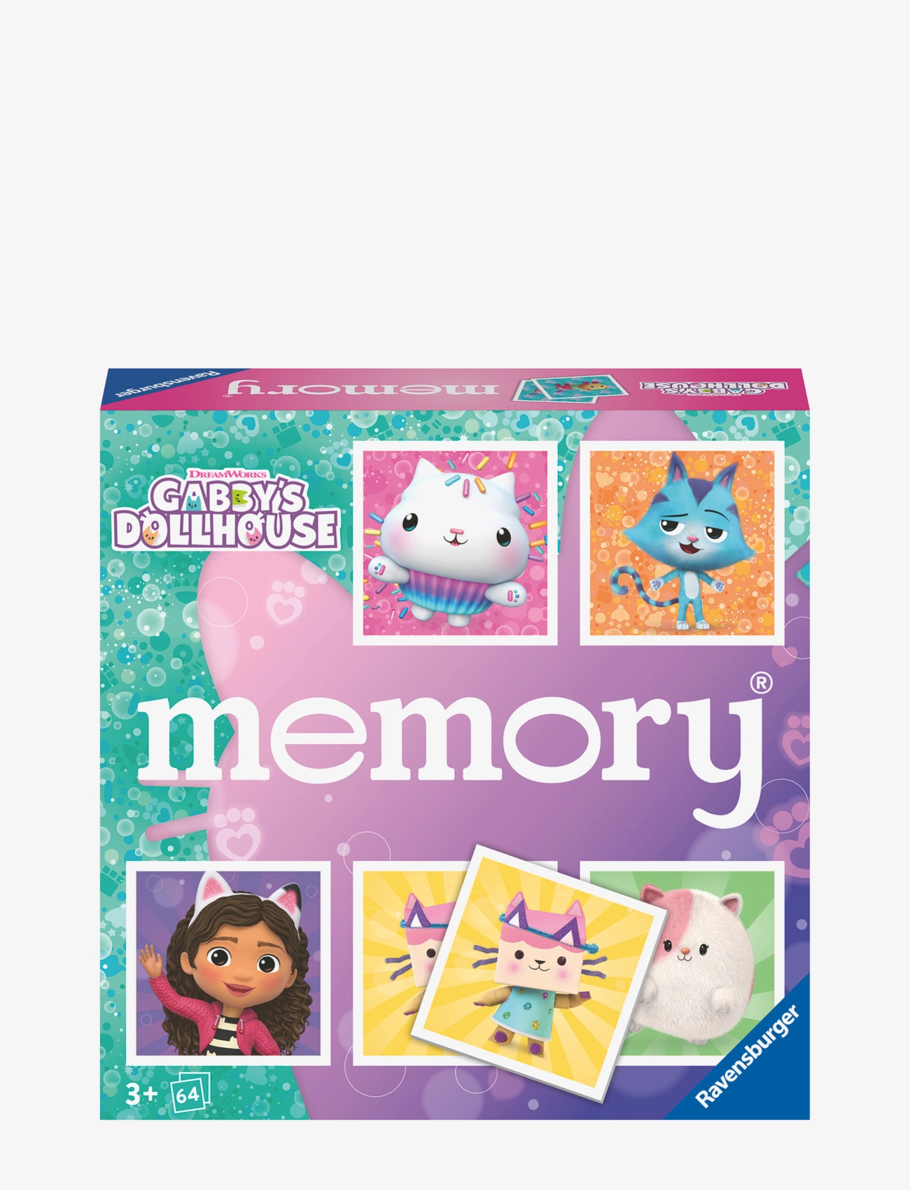 Ravensburger Gabby's Dollhouse Memory , Memory, Multi/mønstret, Str: ONE SIZE