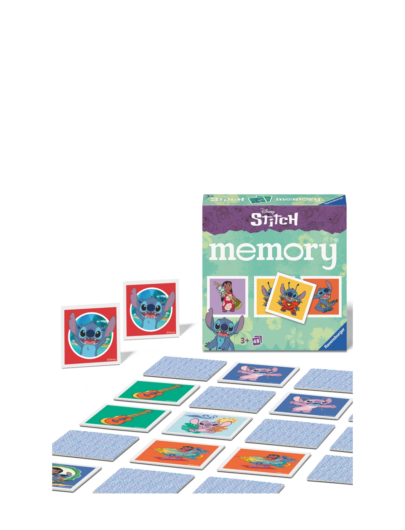 Ravensburger - Disney Stitch Mini memory® - minnisspil - multi coloured - 1