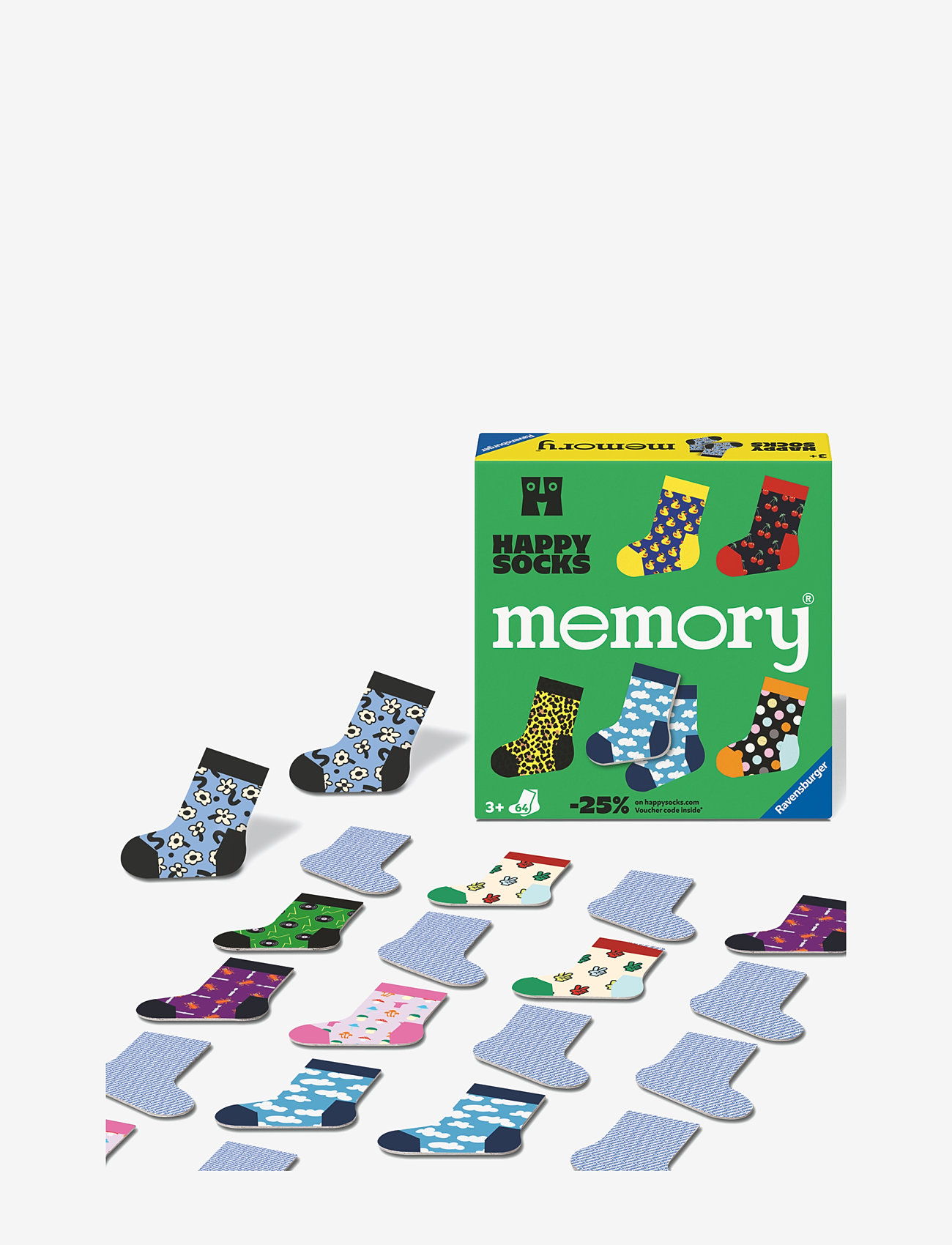 Ravensburger - Happy Socks memory® D/F/I/EN/E/SV - memo - multi coloured - 0