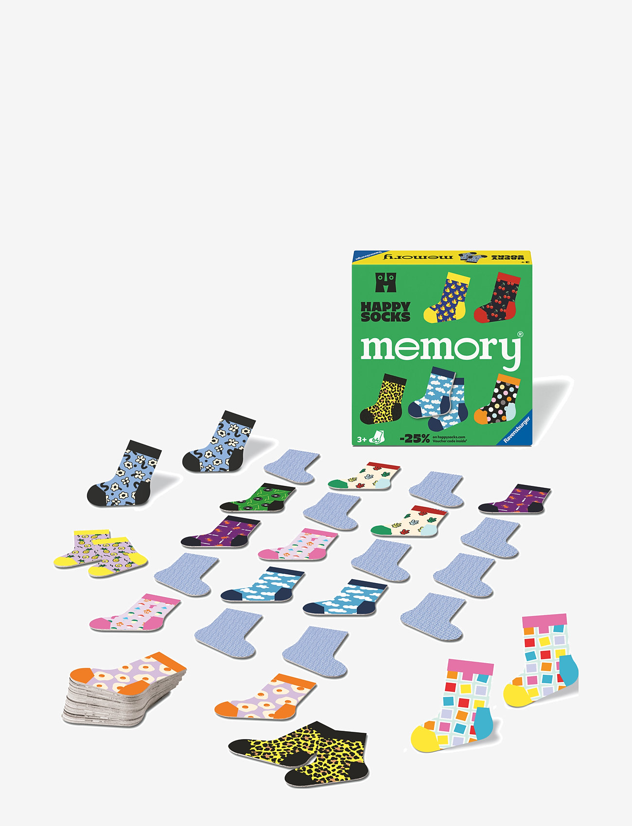 Ravensburger - Happy Socks memory® D/F/I/EN/E/SV - memo - multi coloured - 1