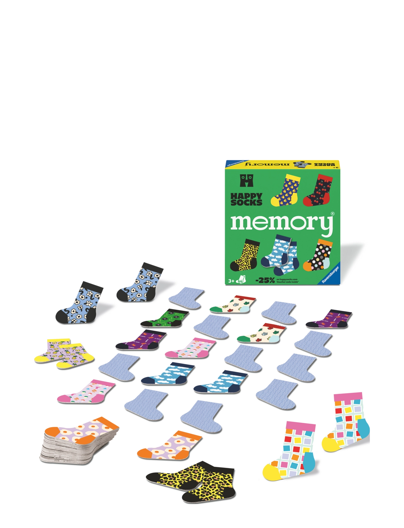 Ravensburger - Happy Socks memory® D/F/I/EN/E/SV - memo - multi coloured - 1
